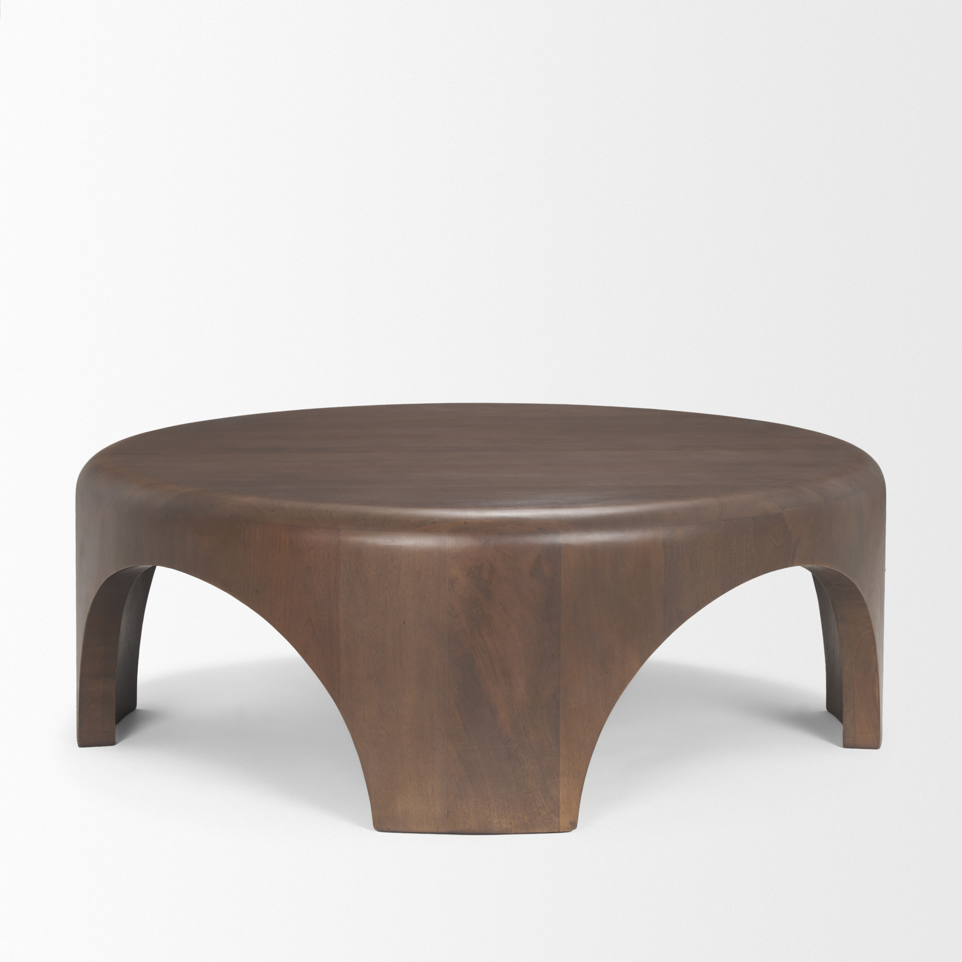 Shima-Round-Dark-Brown-Wood-WArched-Legs-Coffee-Table-5