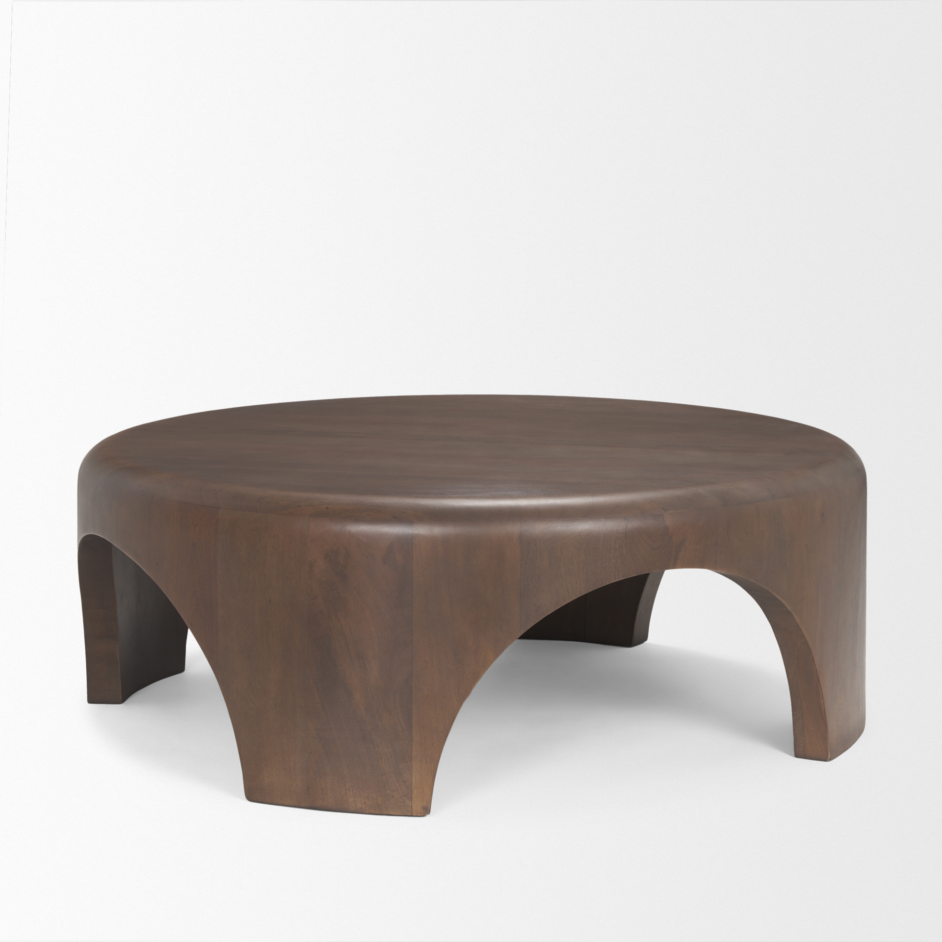 Shima-Round-Dark-Brown-Wood-WArched-Legs-Coffee-Table-6