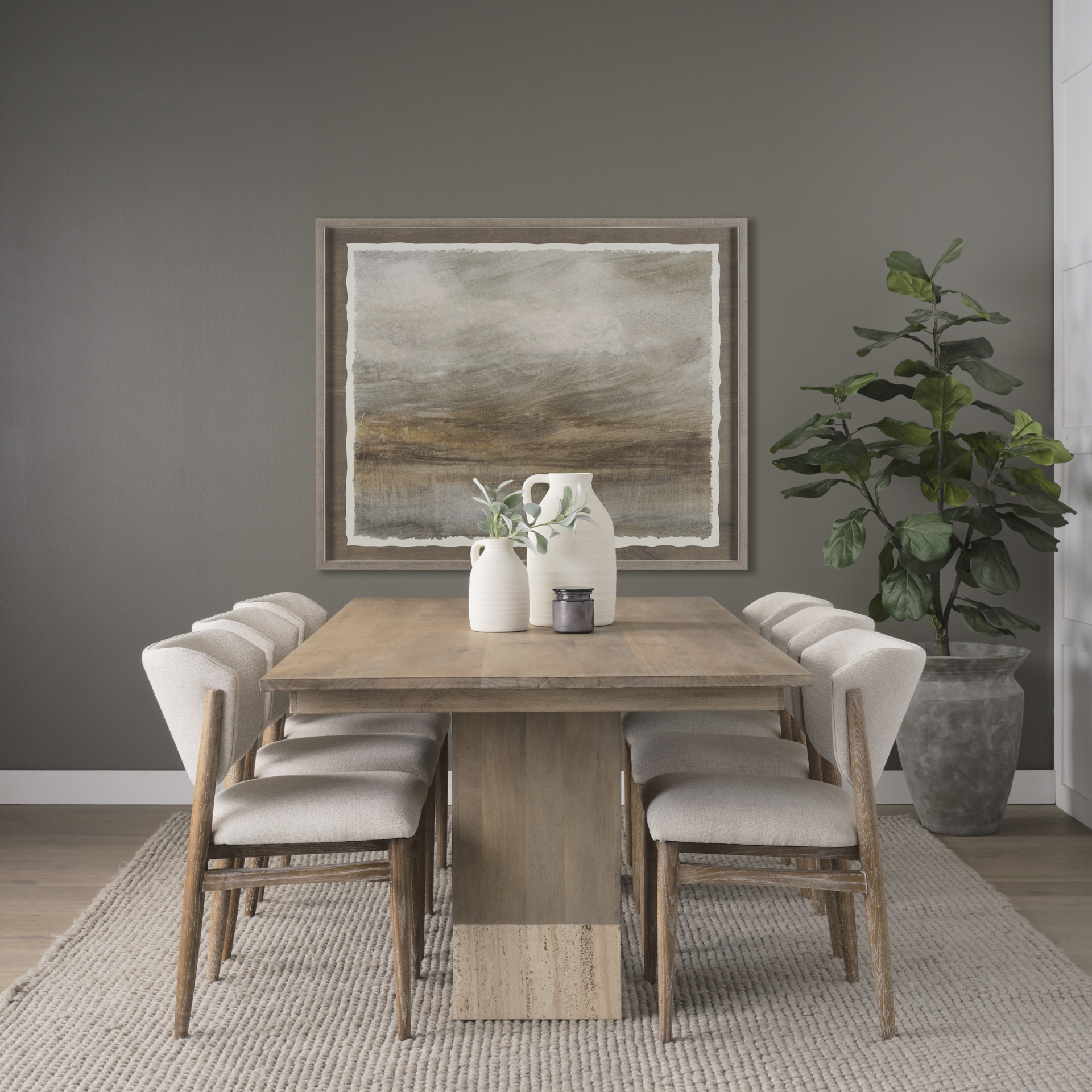 Shivon-84-Rectangular-Light-Brown-Mango-Wood-W-Travertine-Dining-Table-1