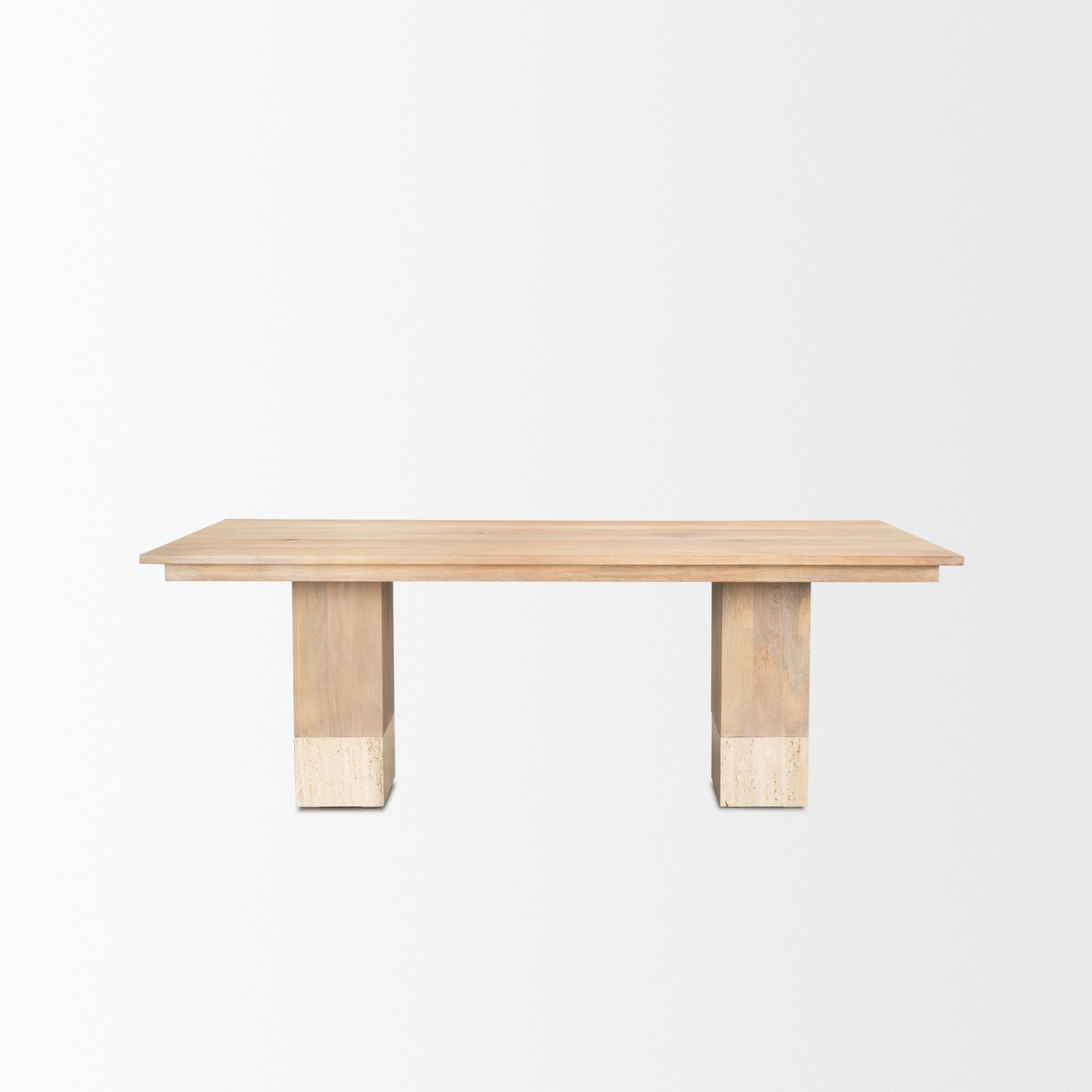 Shivon-84-Rectangular-Light-Brown-Mango-Wood-W-Travertine-Dining-Table-4