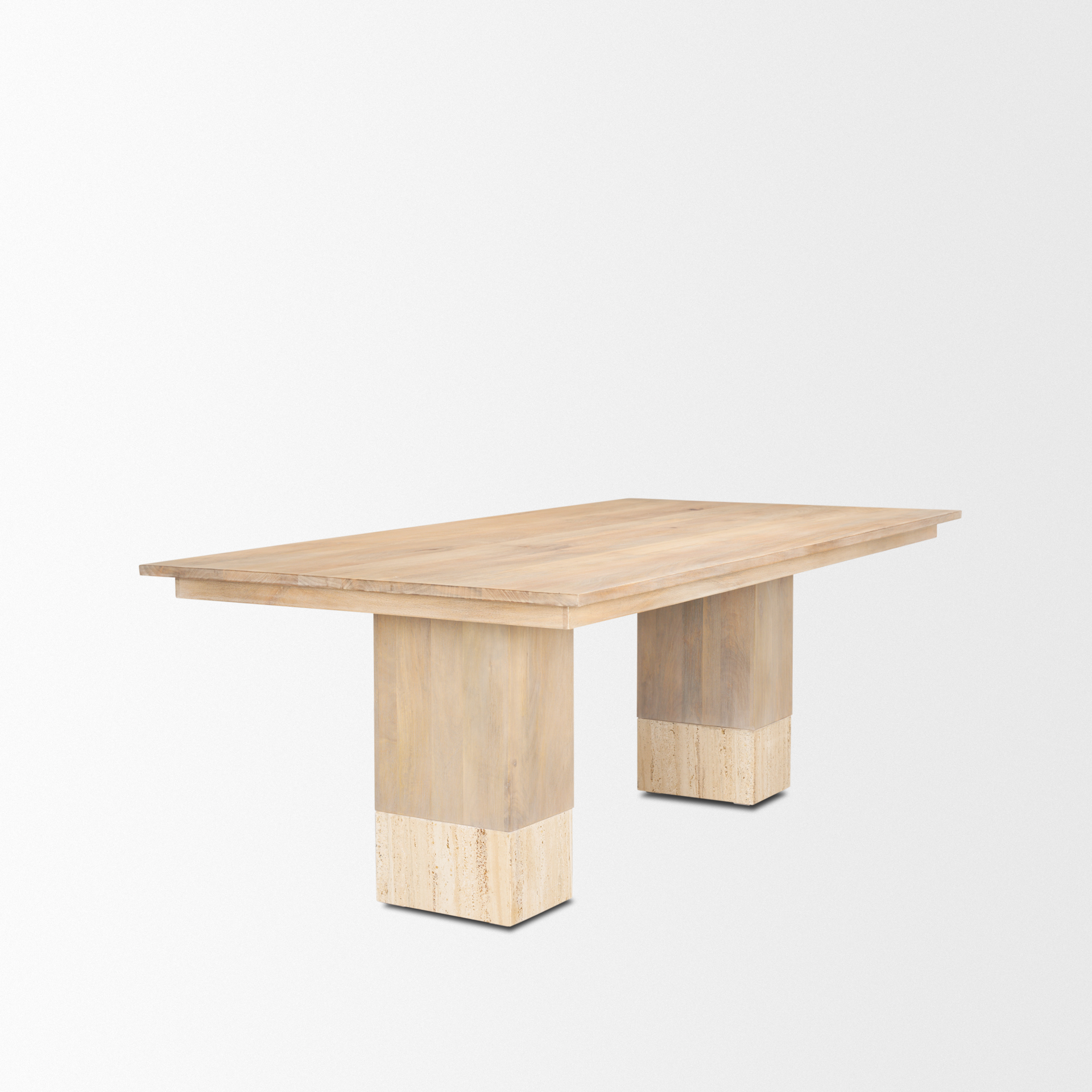 Shivon-84-Rectangular-Light-Brown-Mango-Wood-W-Travertine-Dining-Table-6