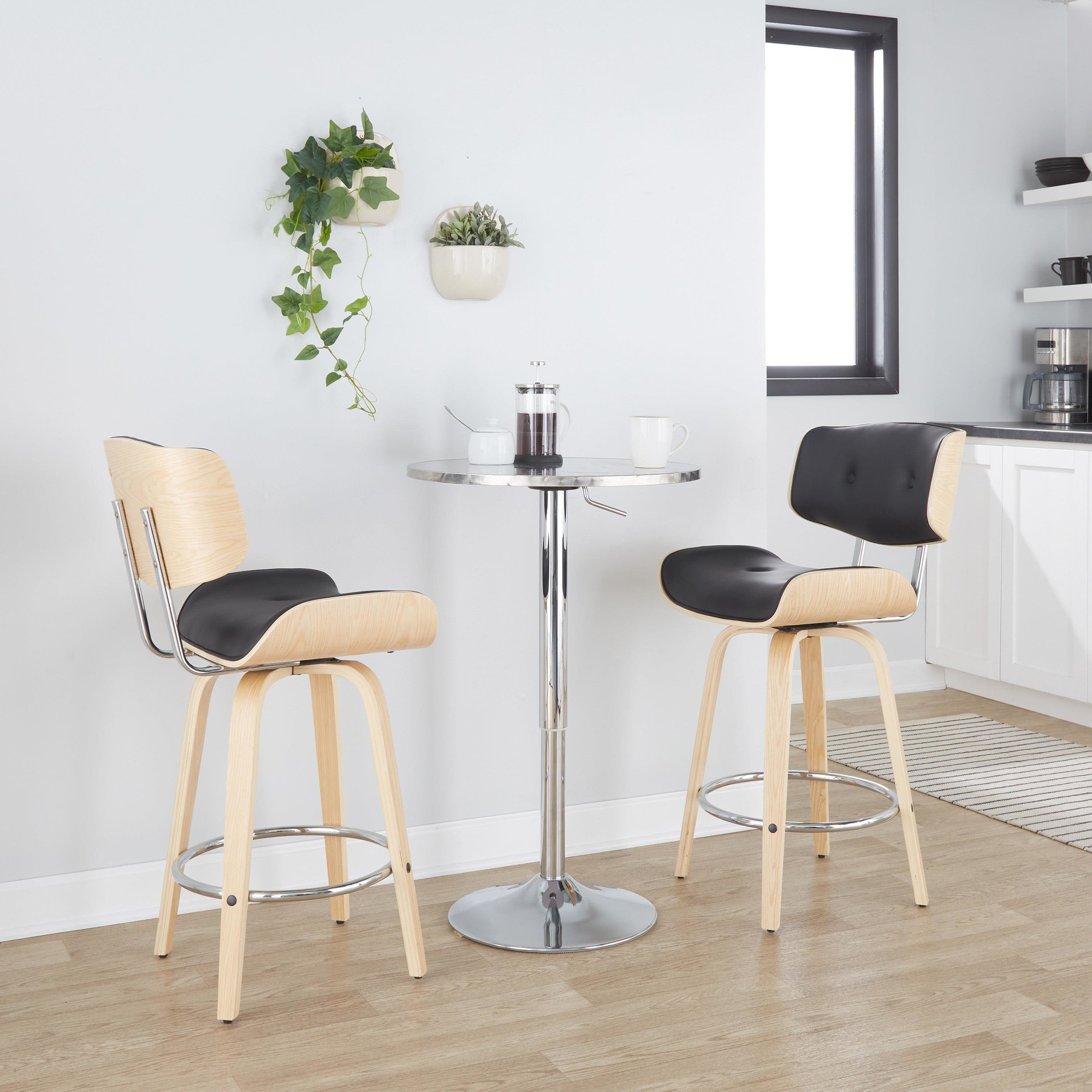 Silver-Bistro-Contemporary-Adjustable-Round-Bar-Table
