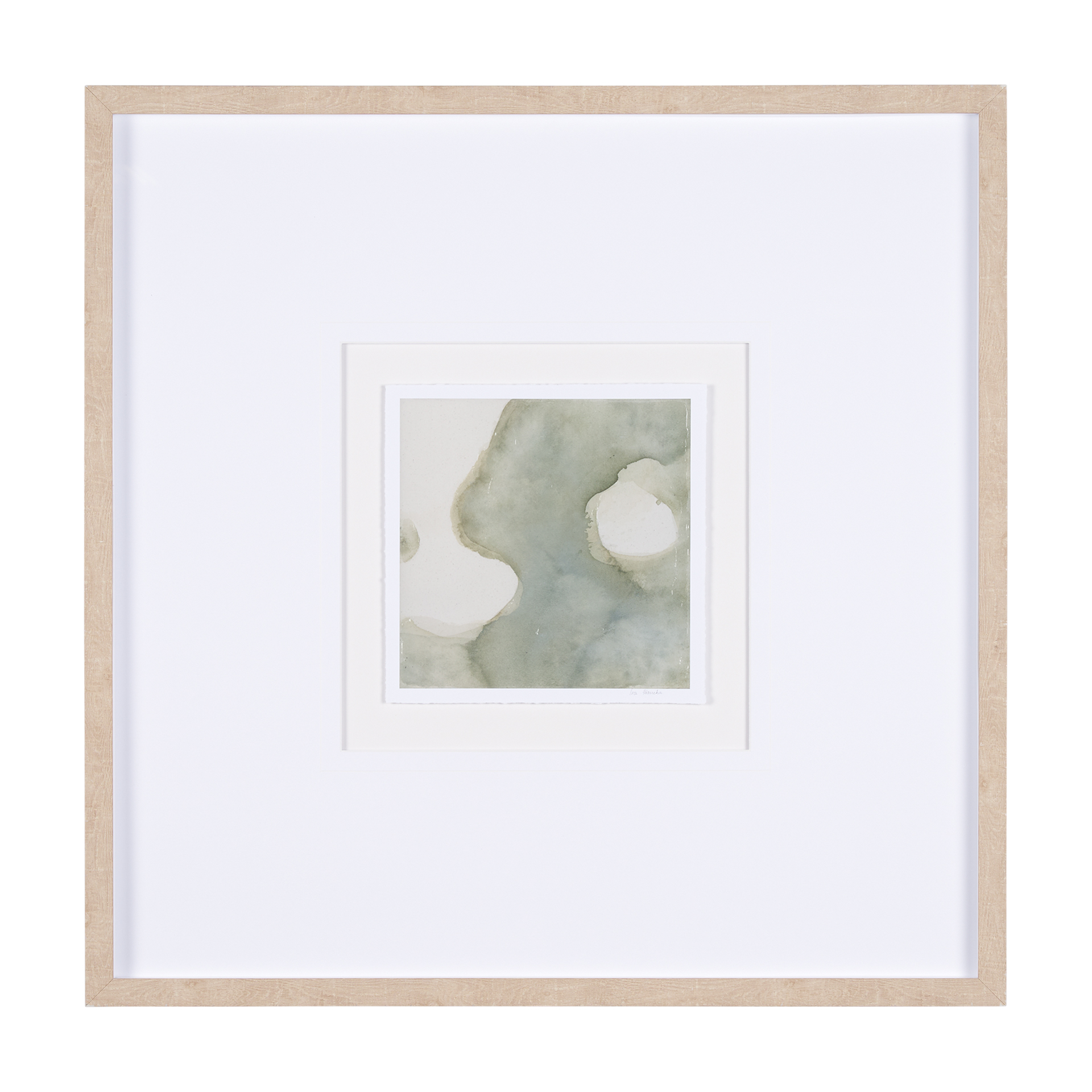 Solitude-by-Ira-Havuka-a-Hand-Embelished-Textured-Framed-Art-Print-Matted-under-Glass