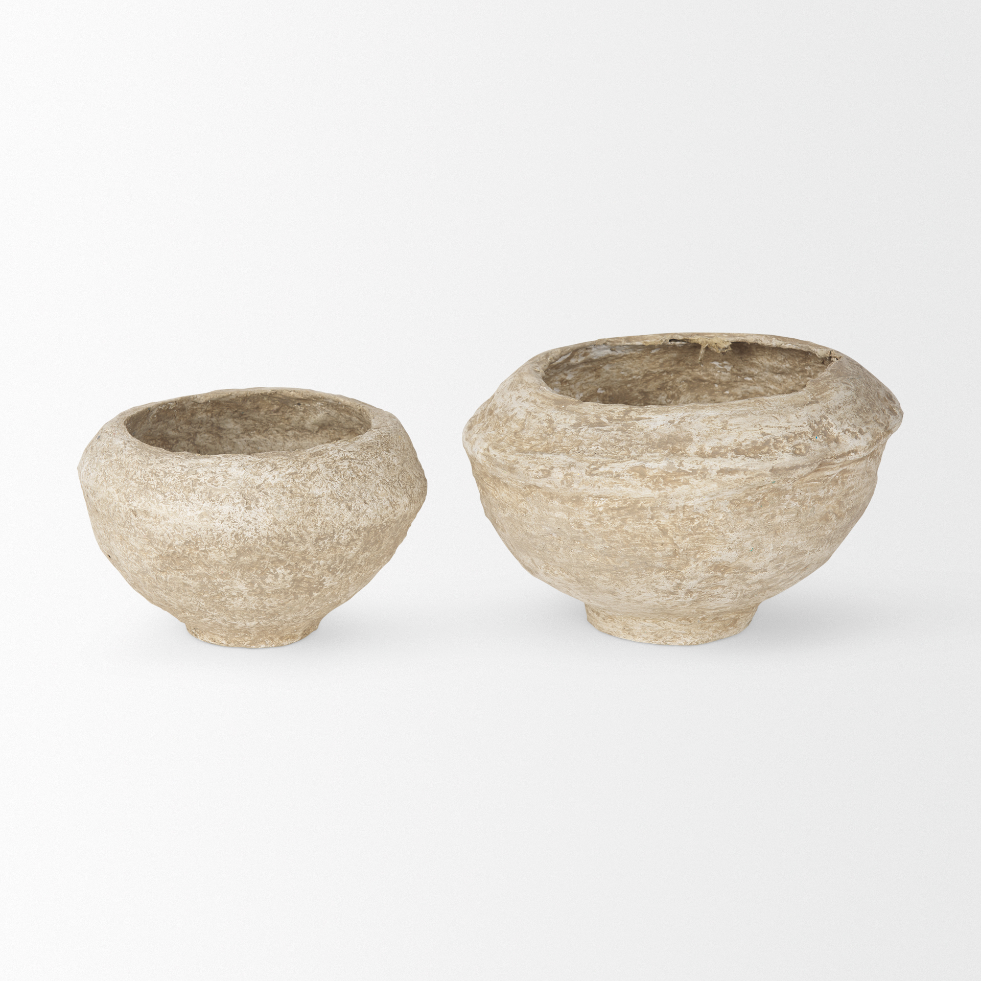 Sonu-Set-of-2-Beige-Paper-Mache-Half-Pot-Bowls-5