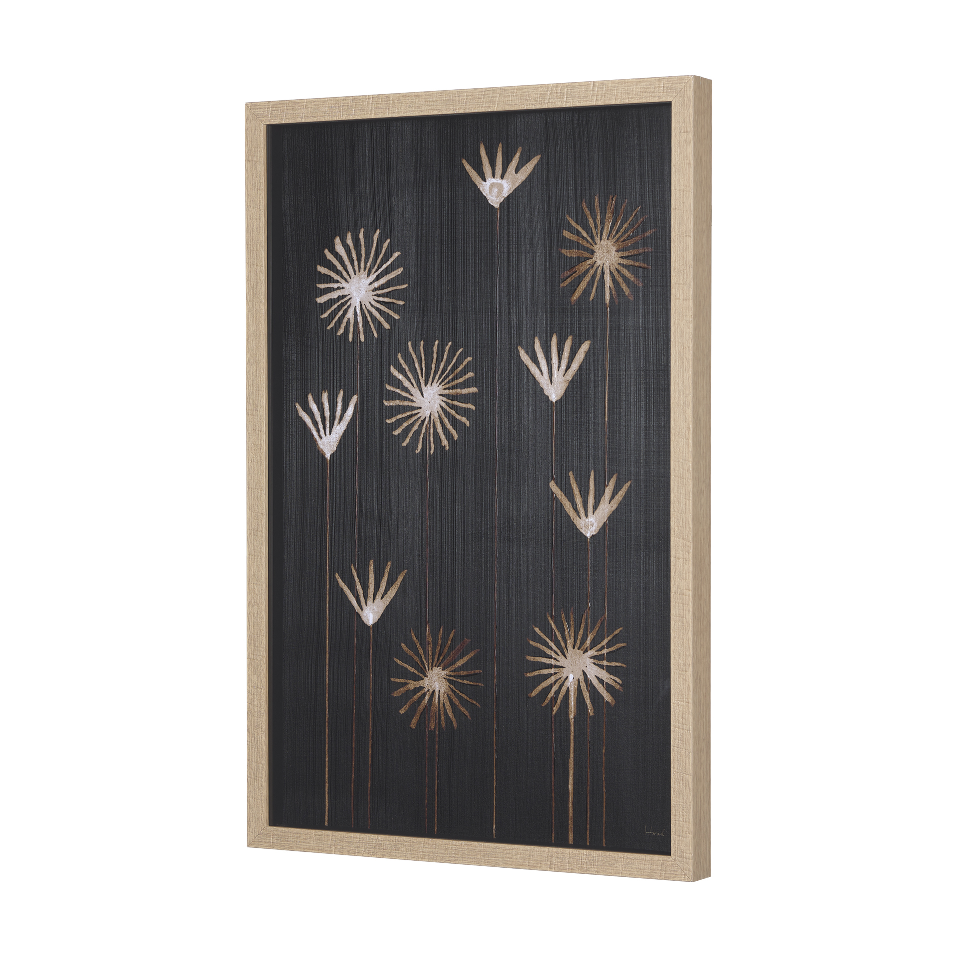 Spark-I-by-Mercana-Studio-a-Hand-Embelished-Textured-Framed-Art-Print-Matted-under-Glass-2