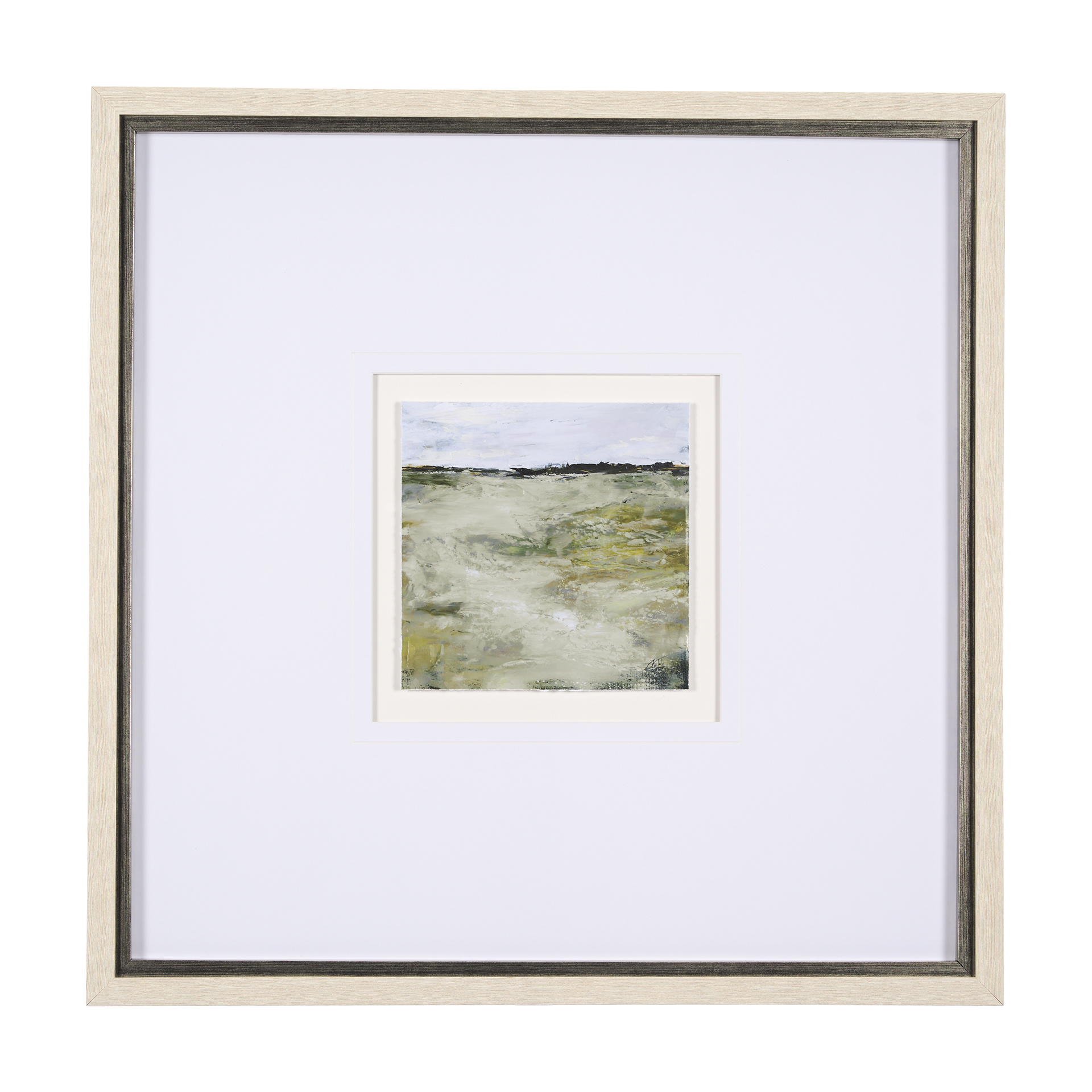 Springs-Coming-I-by-Mercana-Studio-a-Hand-Embelished-Textured-Framed-Art-Print-Matted-under-Glass