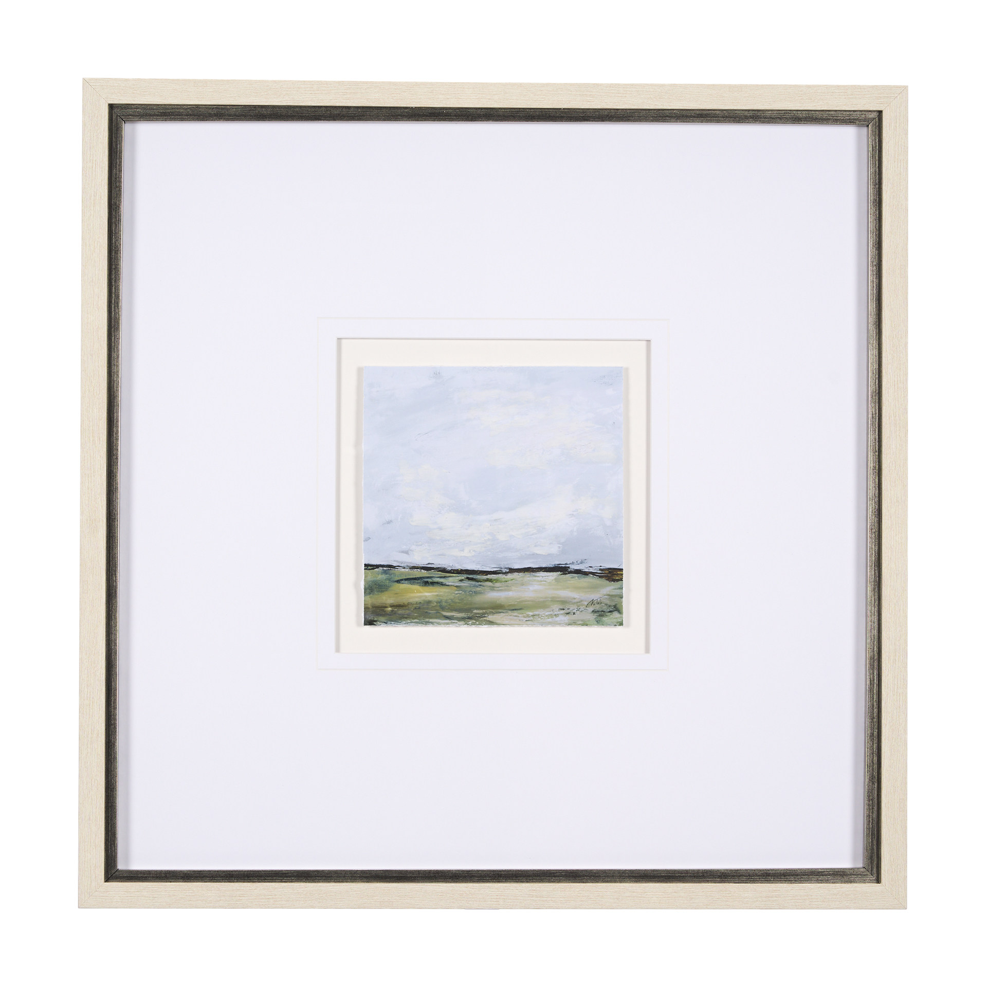 Springs-Coming-II-by-Mercana-Studio-a-Hand-Embelished-Textured-Framed-Art-Print-Matted-under-Glass