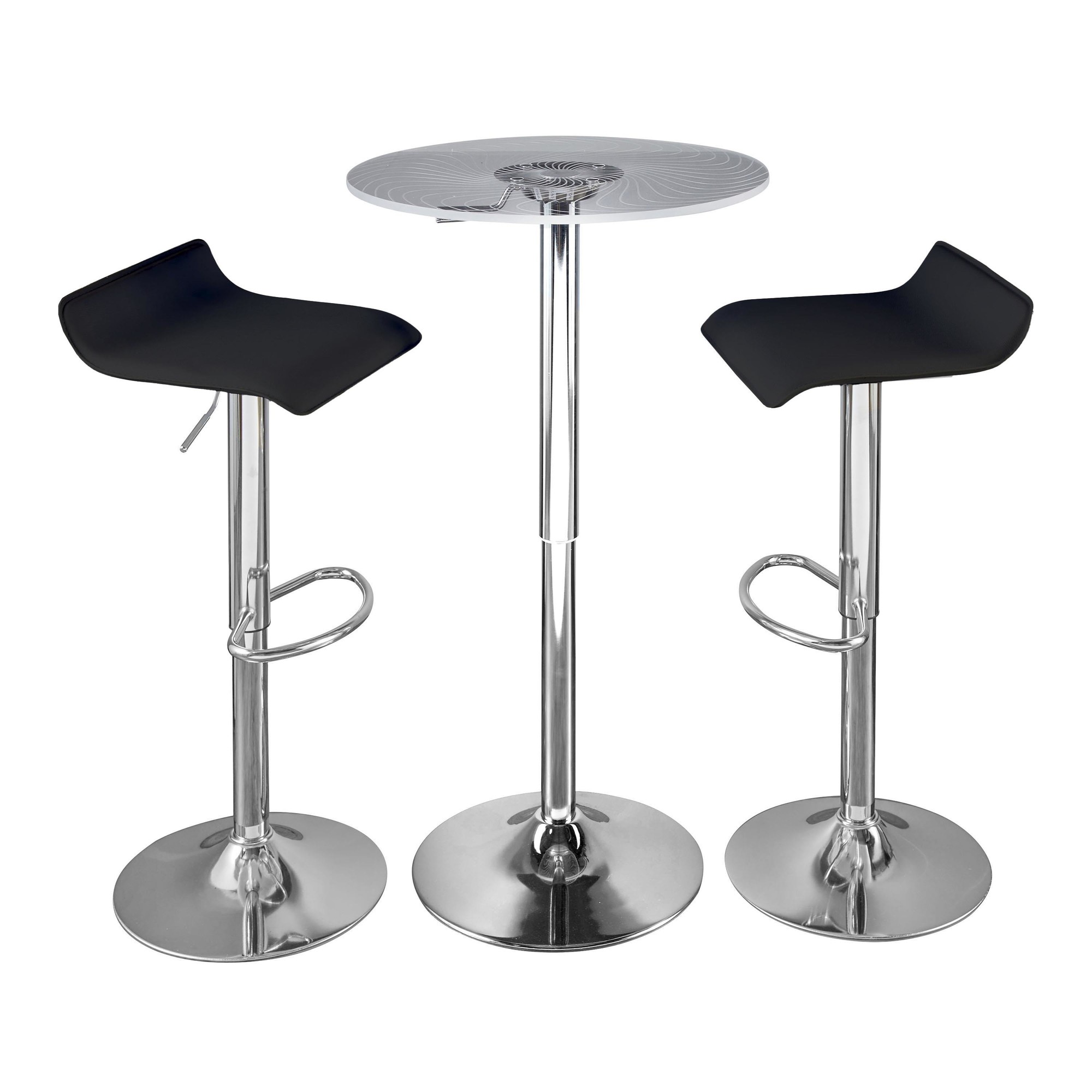 Spyra-Ale-Contemporary-Adjustable-Chrome-Bar-Set-with-Light-Up-Acrylic-Tabletop-and-Black-PVC-3-Piece-3