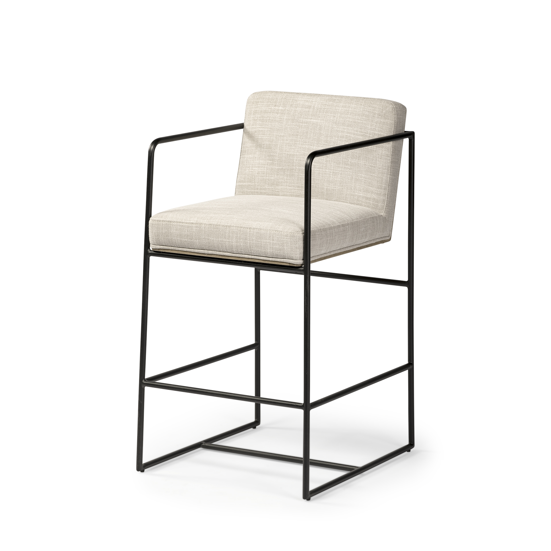 Stamford-36-Total-Height-Light-Beige-Upholstered-Seat-w-Wood-Back-Metal-Frame-Counter-Stool