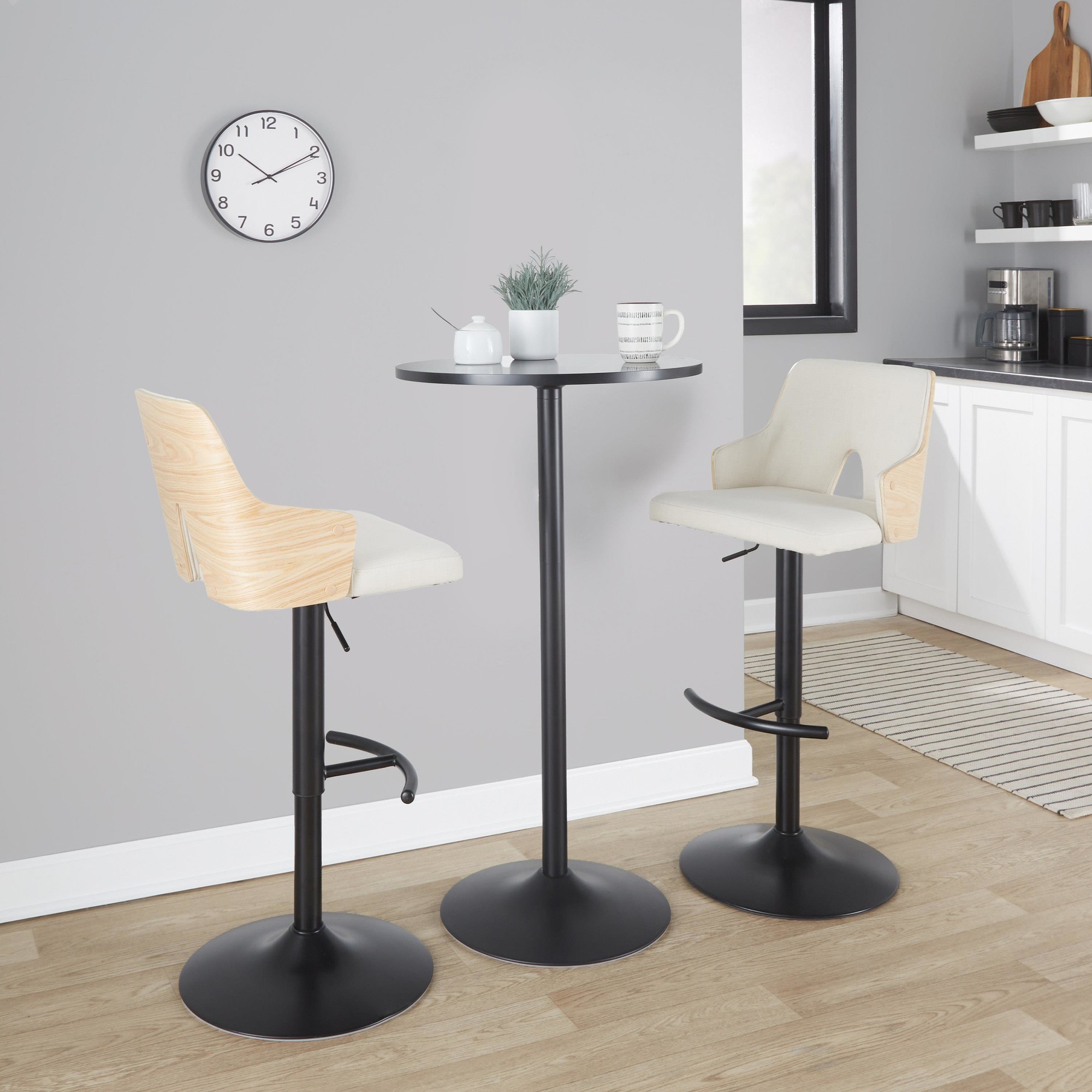 Stella-Black-Metal-Cream-Fabric-Contemporary-Swivel-Barstools-Set-of-2
