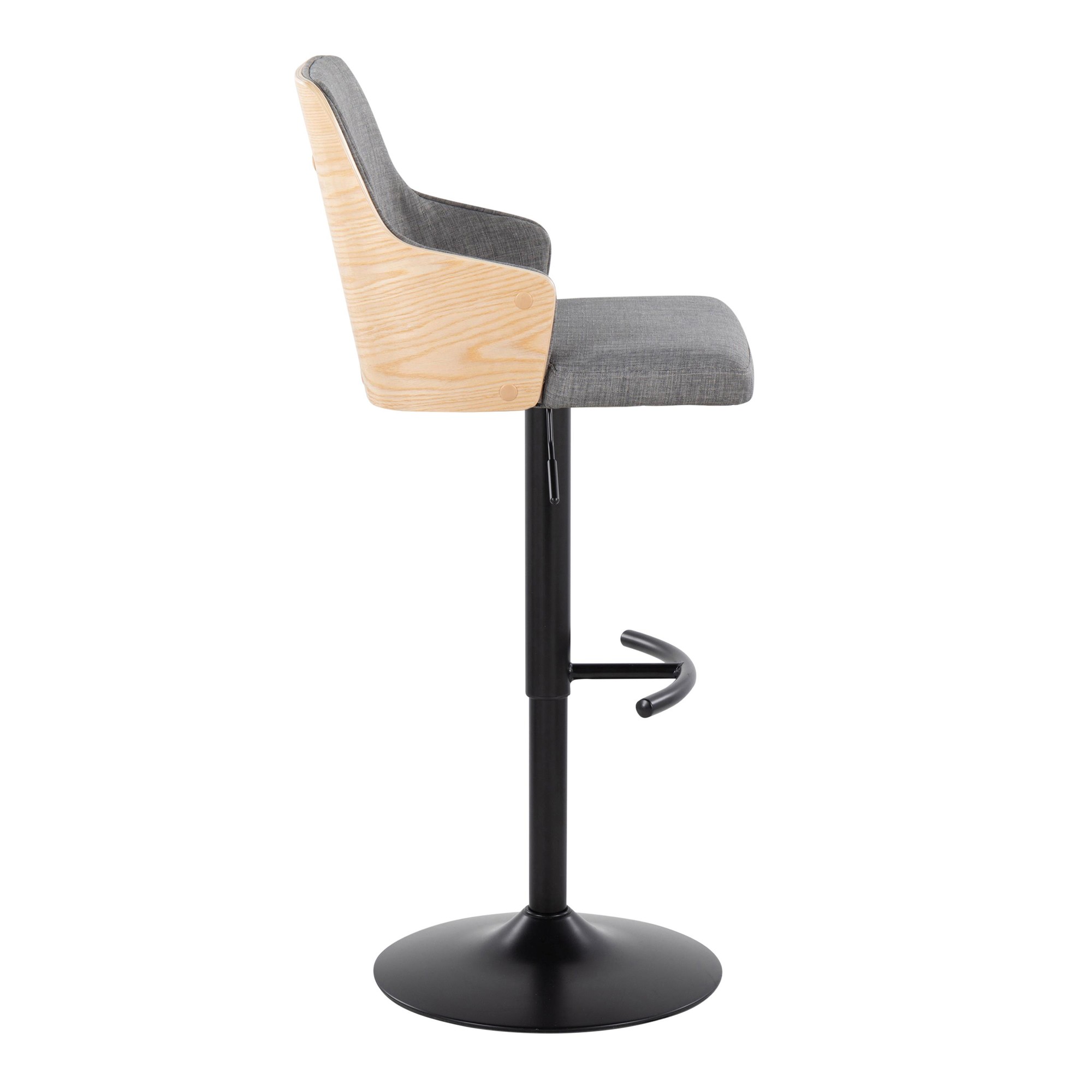 Stella-Contemporary-Adjustable-Swivel-Barstools-Black-Wood-Grey-Set-of-2-Set-of-2-4