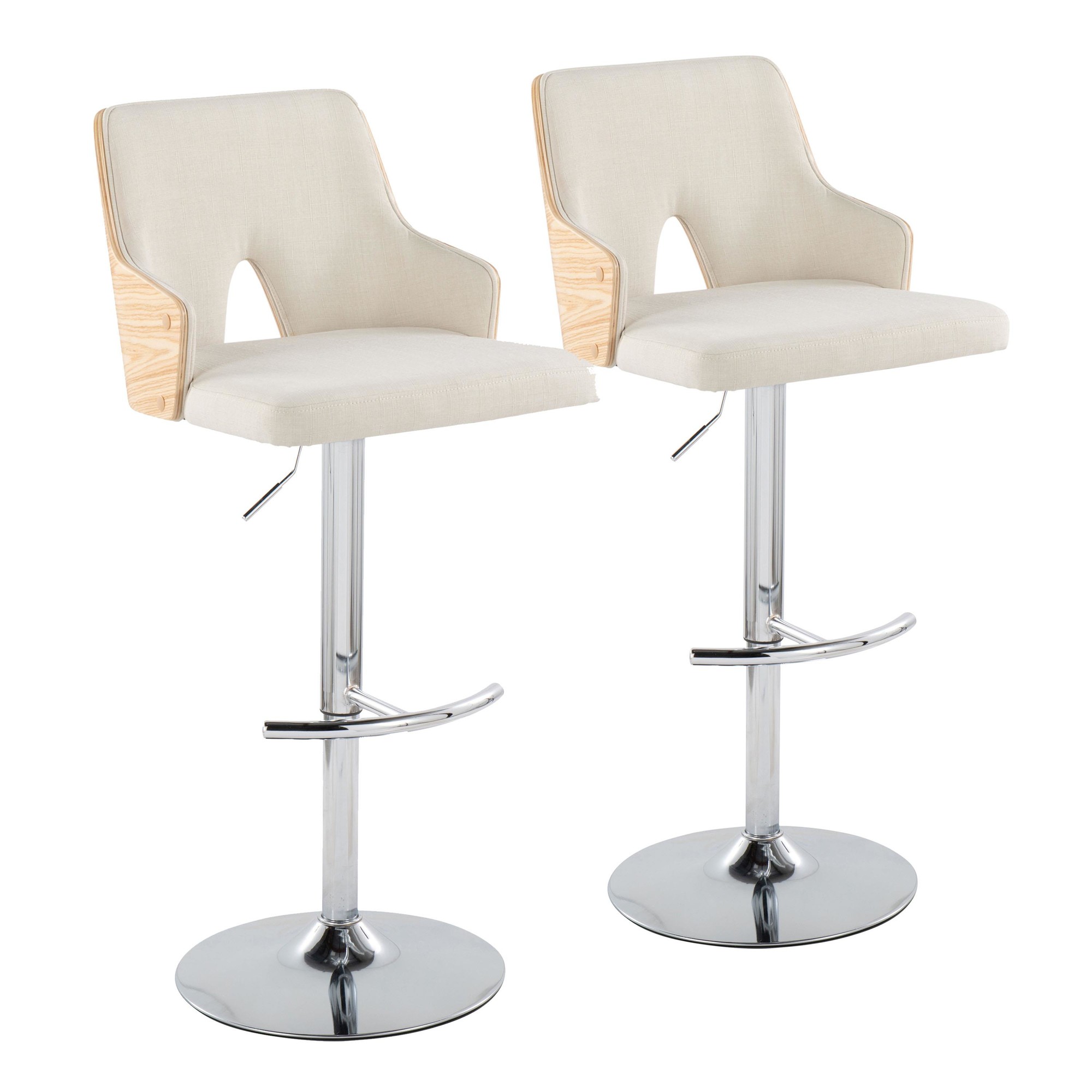 Stella-Contemporary-Cream-Fabric-Adjustable-Swivel-Barstools-Set-of-2-2