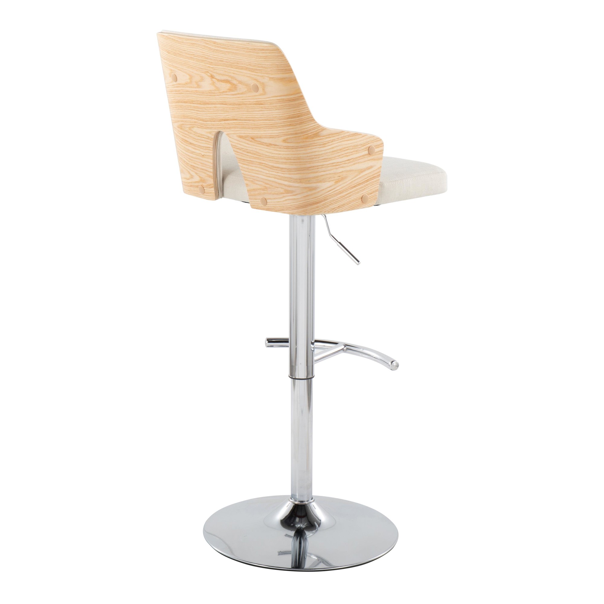 Stella-Contemporary-Cream-Fabric-Adjustable-Swivel-Barstools-Set-of-2-5