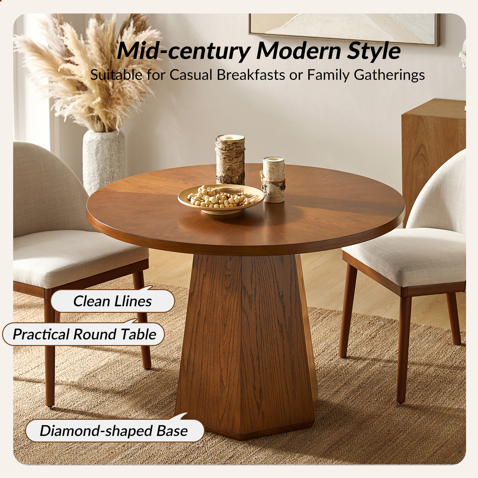 Stuart-Acorn-Round-Mid-Century-Modern-Dining-Table-2