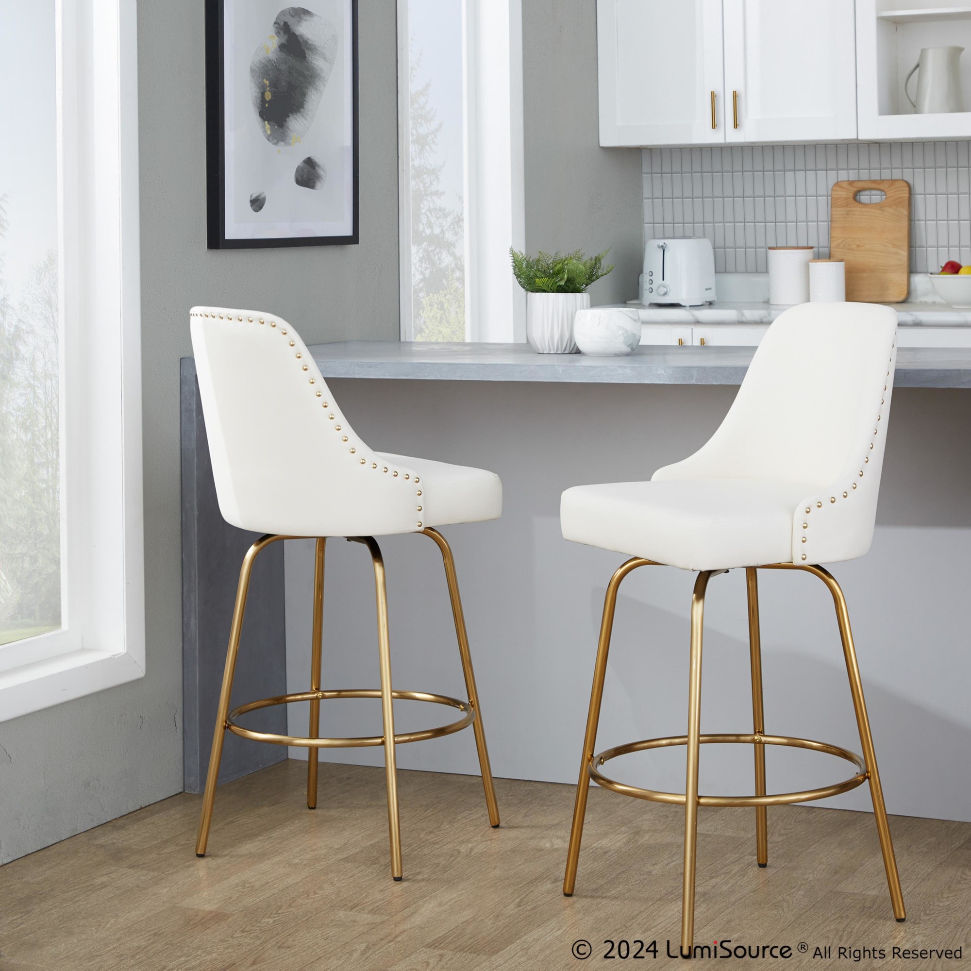 Studded-Marcel-27-Inch-Gold-and-White-Contemporary-Counter-Stool-Set-of-2-1