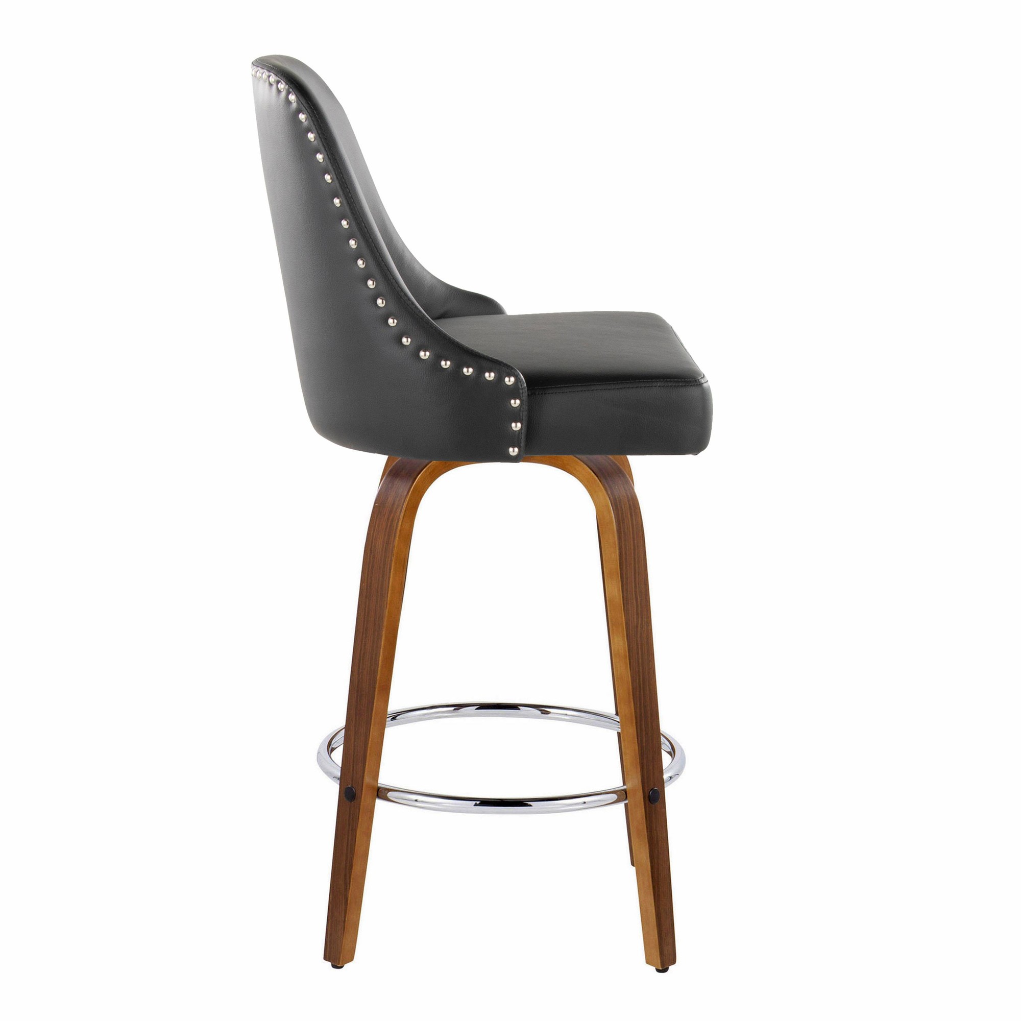 Studded-Marcel-27-Inch-Walnut-and-Black-Swivel-Counter-Stools-Set-of-2-4