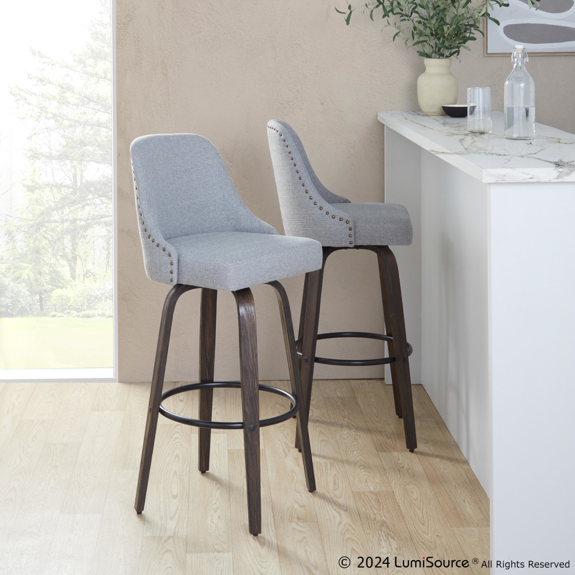 Studded-Marcel-30-Inch-Transitional-Swivel-Barstool-Walnut-Set-of-2-Set-of-2