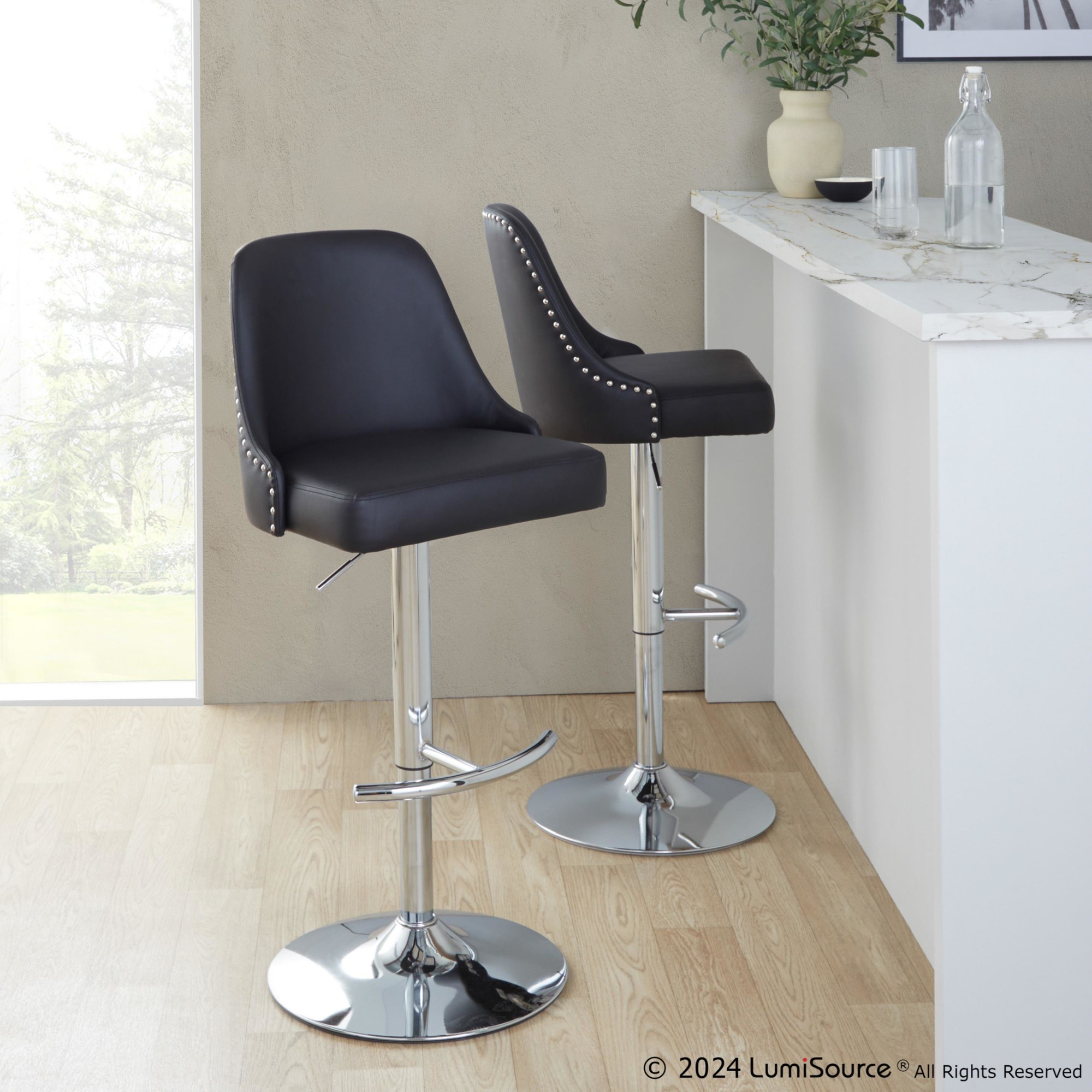 Studded-Marcel-Black-Faux-Leather-Contemporary-Barstool-Set-Set-of-2