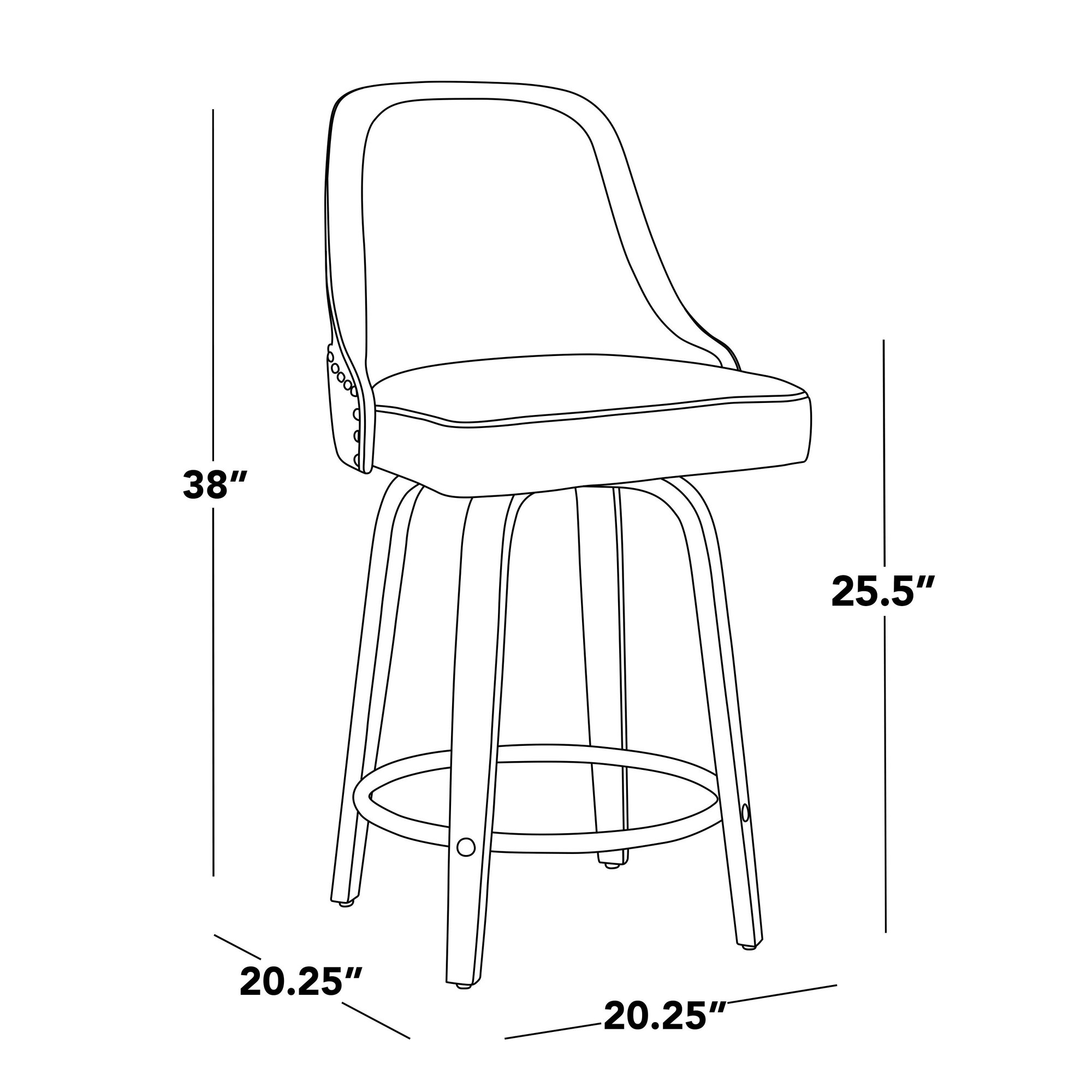 Studded-Marcel-ZebraBlack-26-Inch-Contemporary-Swivel-Counter-Stool-Set-of-2-9