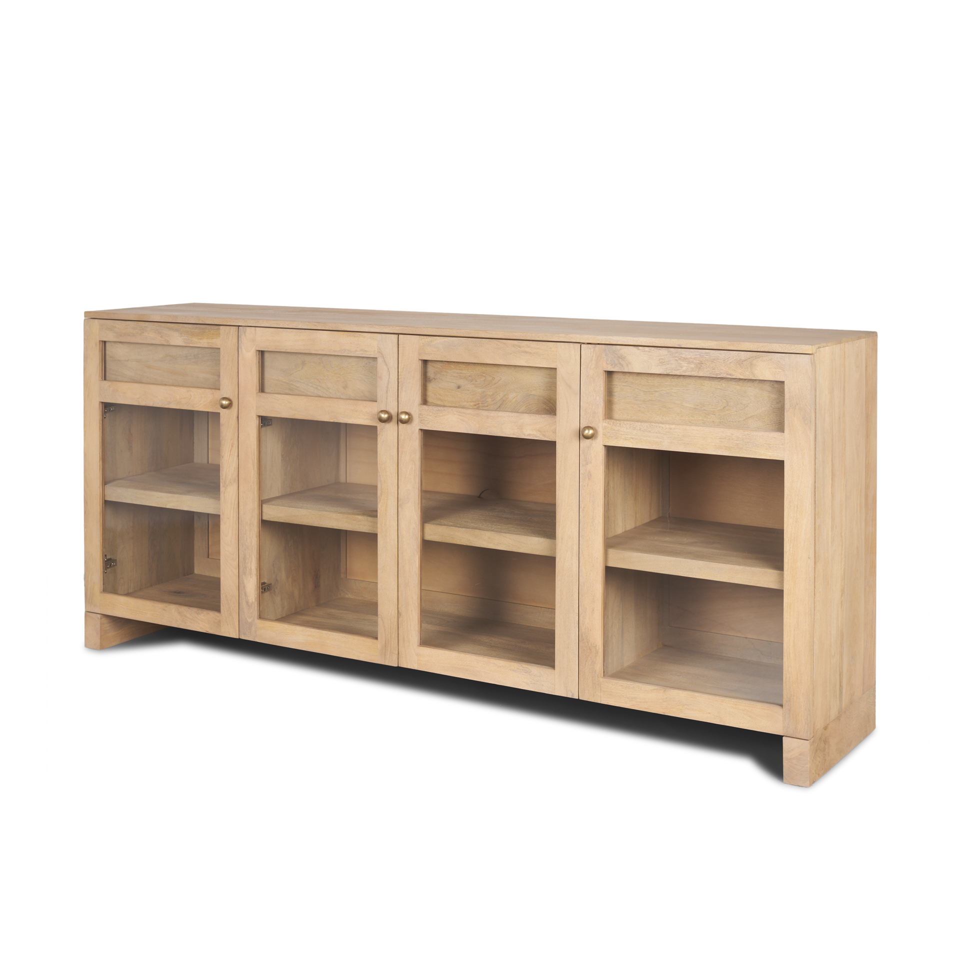 Suri-Light-Brown-Wood-w-Glass-Doors-Sideboard