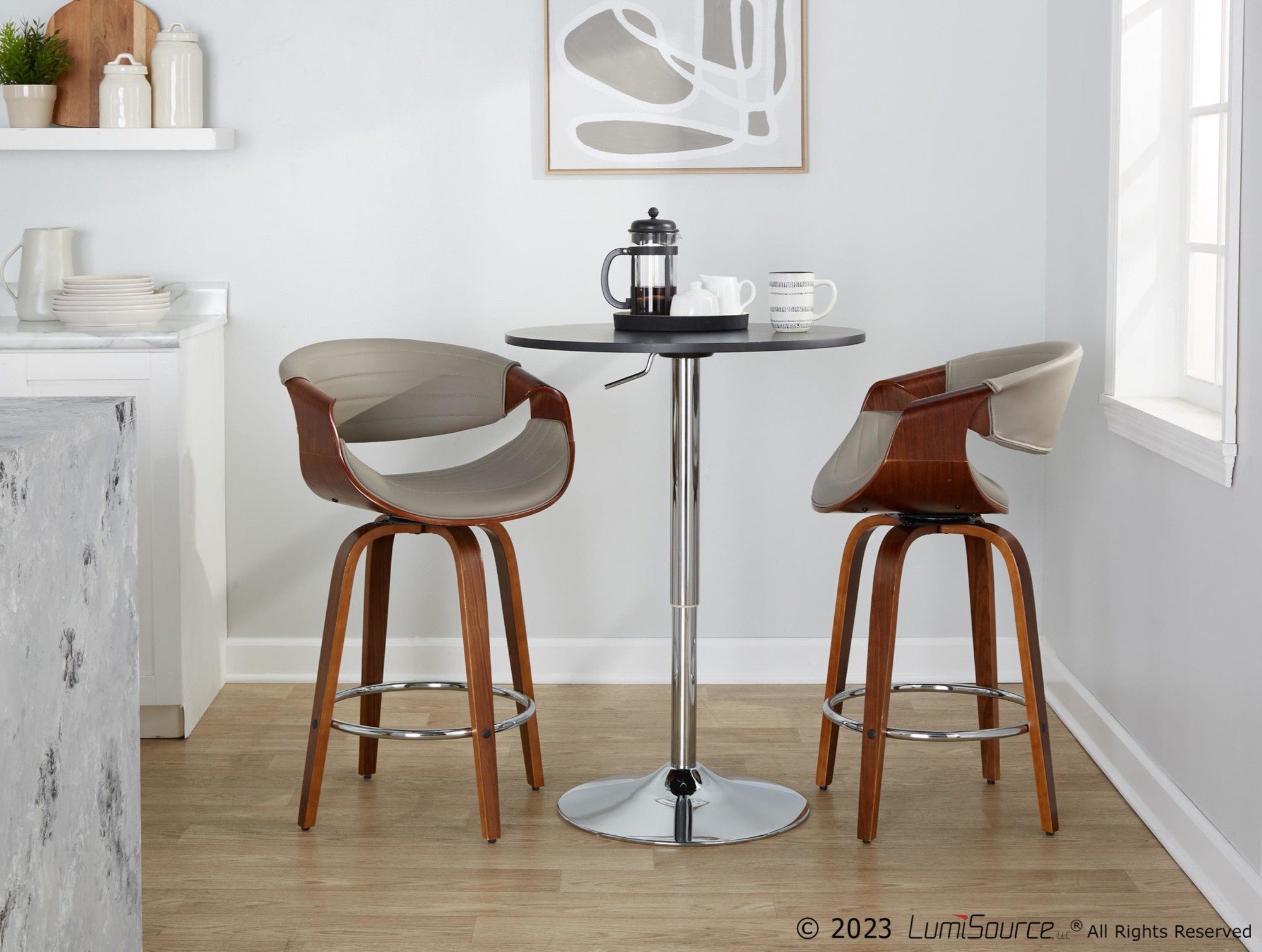 Symphony-26-Inch-Mid-Century-Modern-Swivel-Counter-Stool-in-Walnut-and-Grey-Faux-Leather-Set-of-2-Set-of-2-3