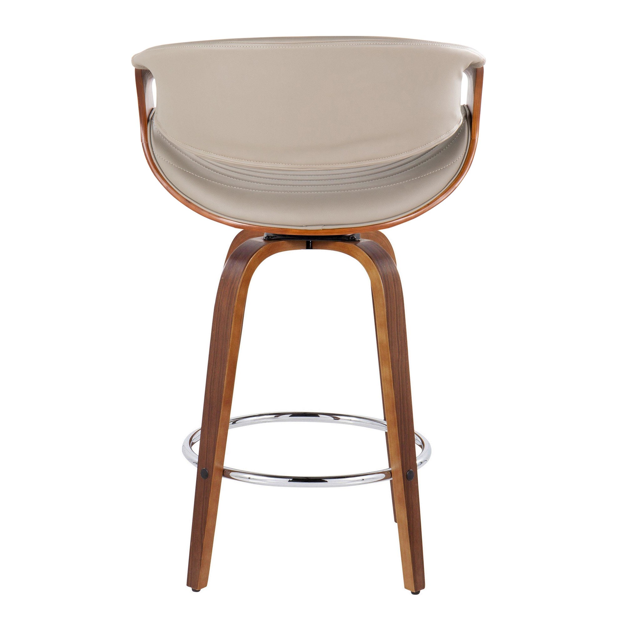 Symphony-26-Inch-Mid-Century-Modern-Swivel-Counter-Stool-in-Walnut-and-Grey-Faux-Leather-Set-of-2-Set-of-2-8