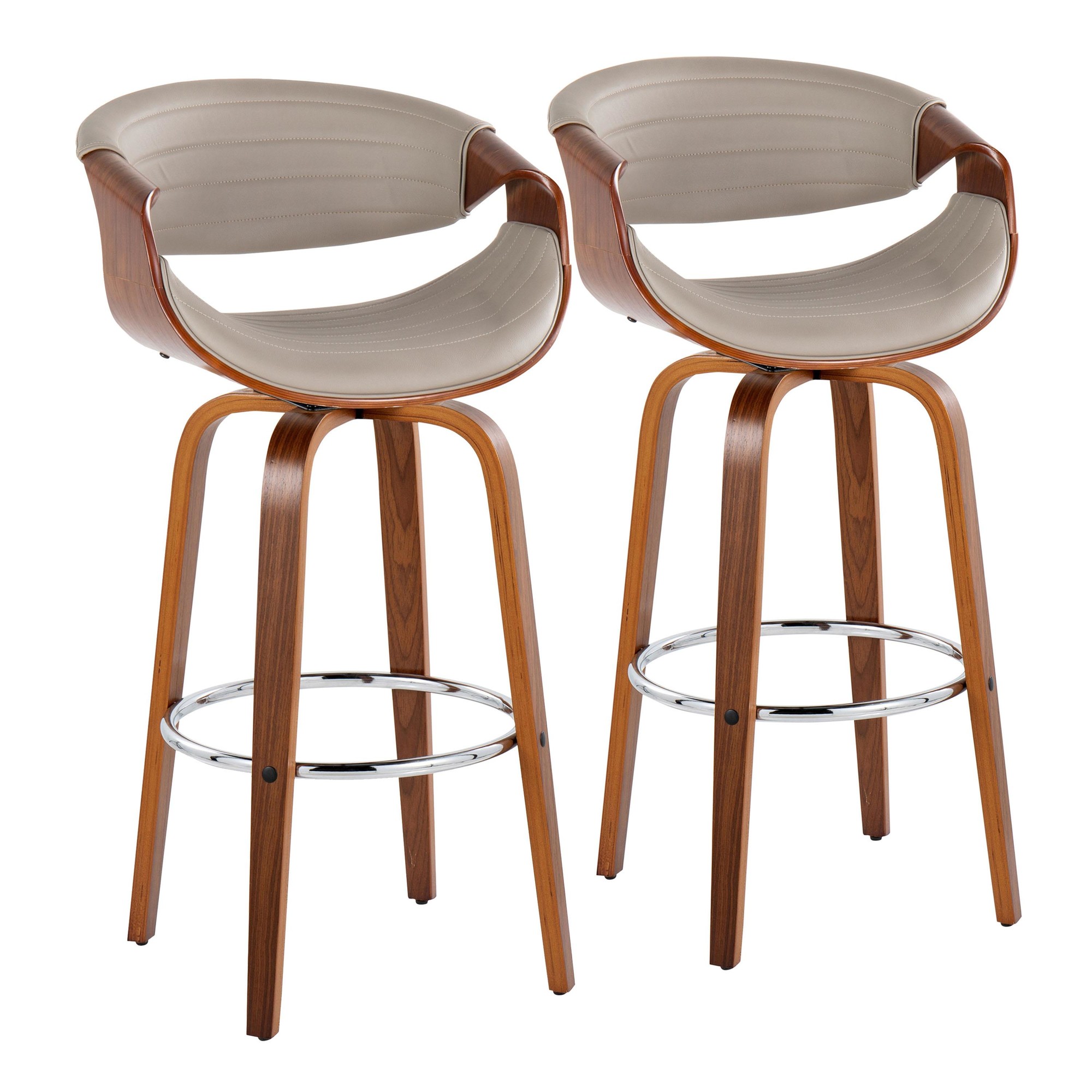Symphony-30-Inch-Walnut-Grey-Faux-Leather-Swivel-Barstool-Set-of-2-7