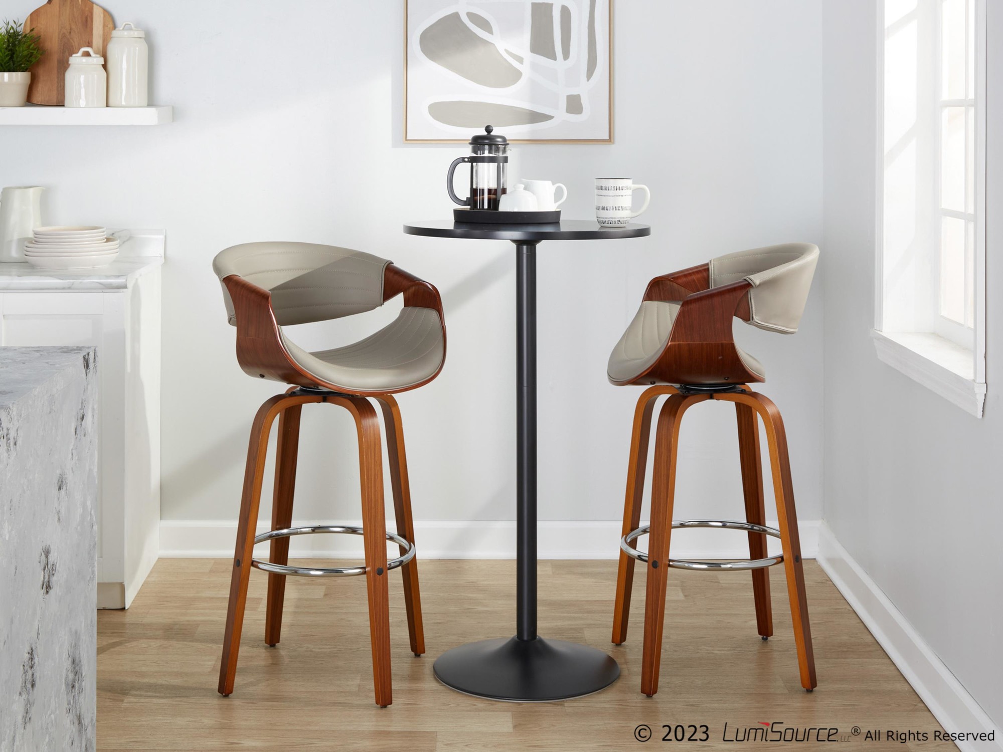 Symphony-30-Inch-Walnut-Grey-Faux-Leather-Swivel-Barstool-Set-of-2