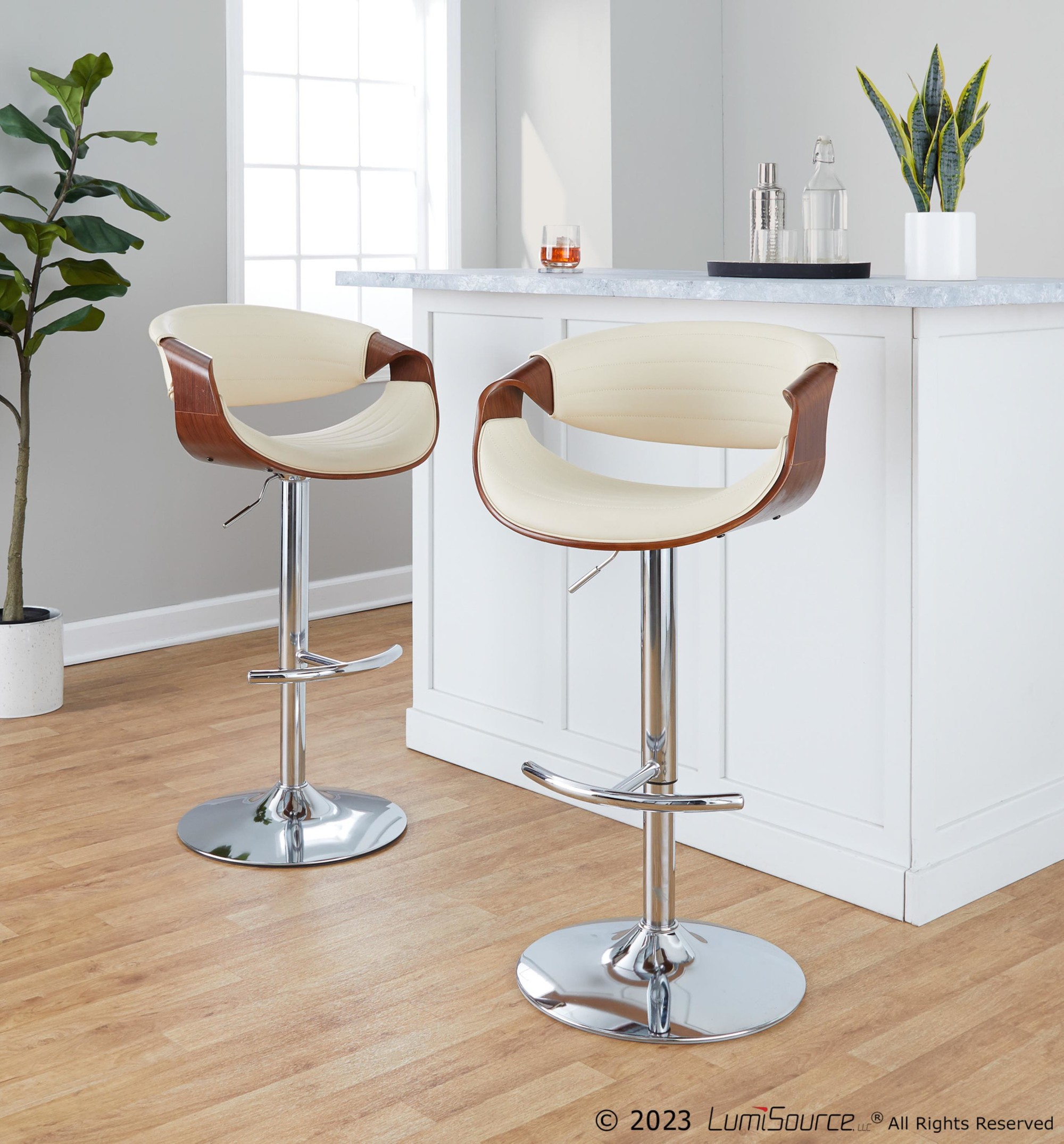 Symphony-Cream-Mid-Century-Modern-Swivel-Adjustable-Barstools-Set-of-2