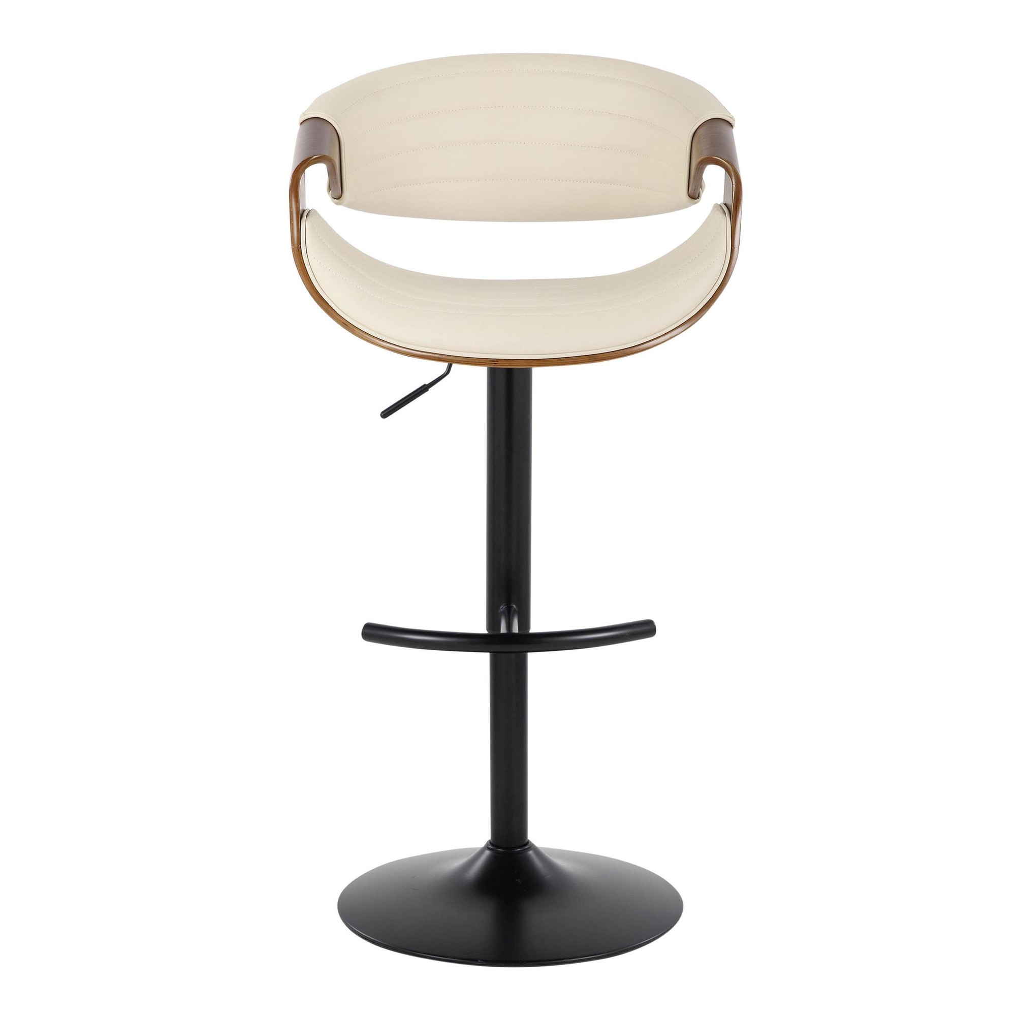 Symphony-Mid-Century-Modern-Cream-Swivel-Barstools-Black-Walnut-Set-of-2-8