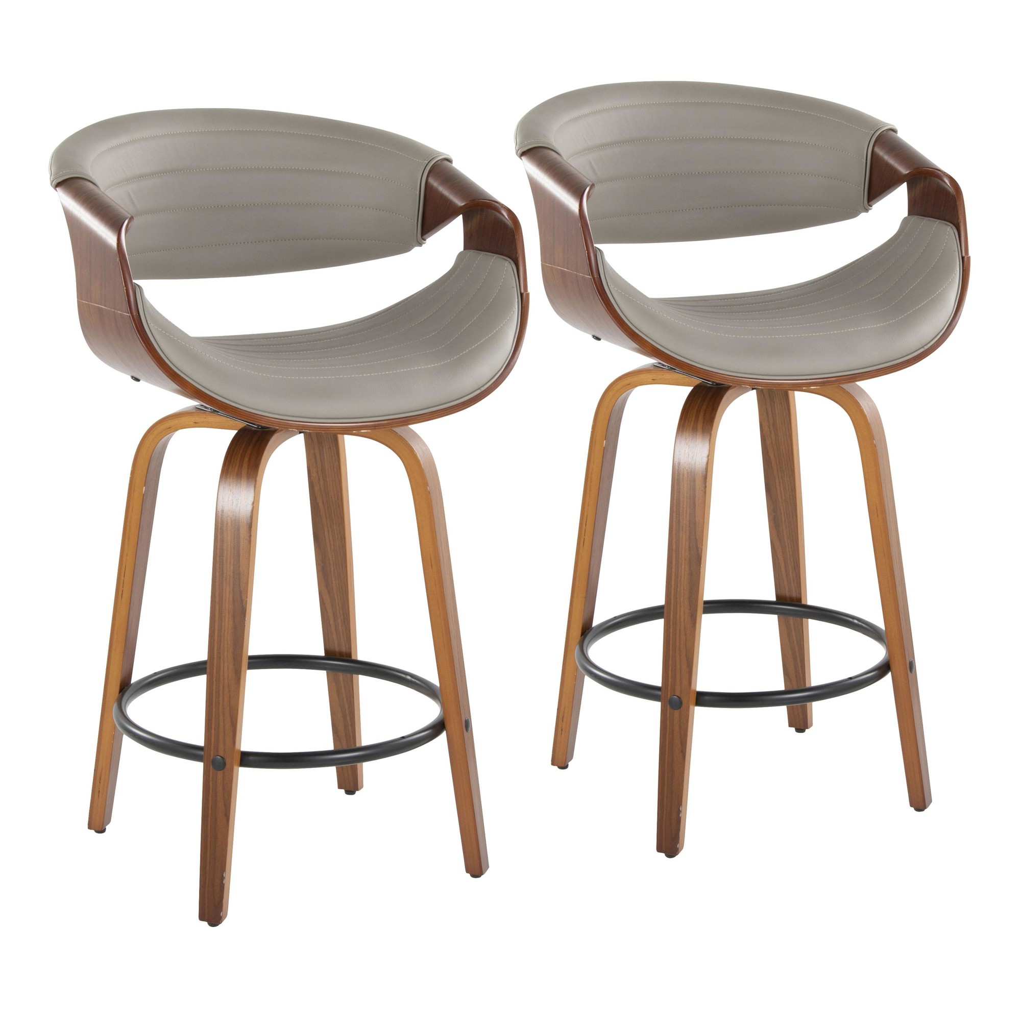 Symphony-Mid-Century-Modern-Walnut-and-Grey-Counter-Stools-26-Inch-Set-of-2-4