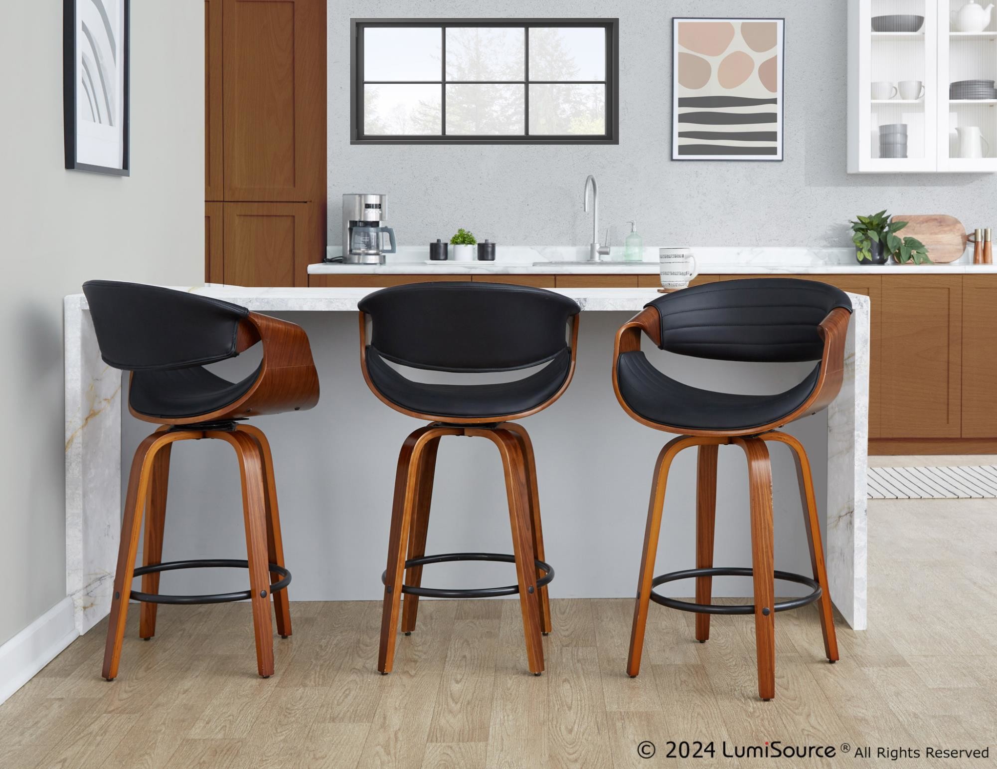 Symphony-Walnut-and-Black-Mid-Century-Modern-Counter-Stool-Set-of-2