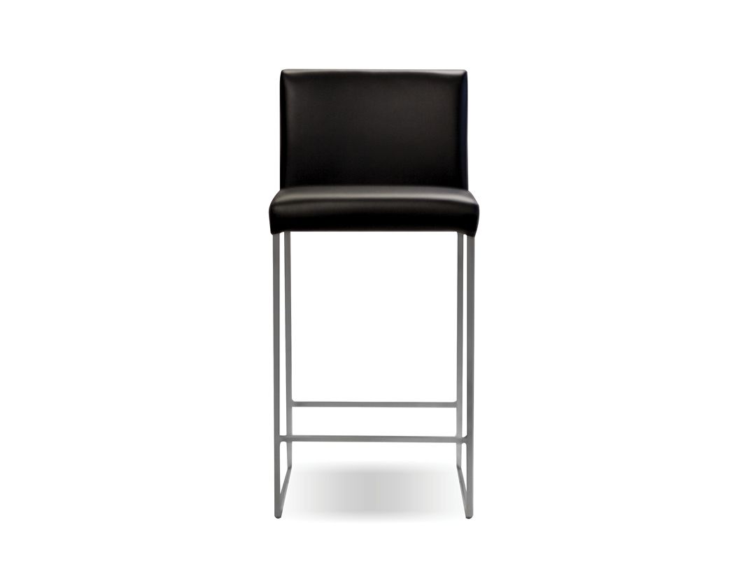 TATE-Black-Leatherette-Counter-Stool-Brushed-Steel-Frame-1