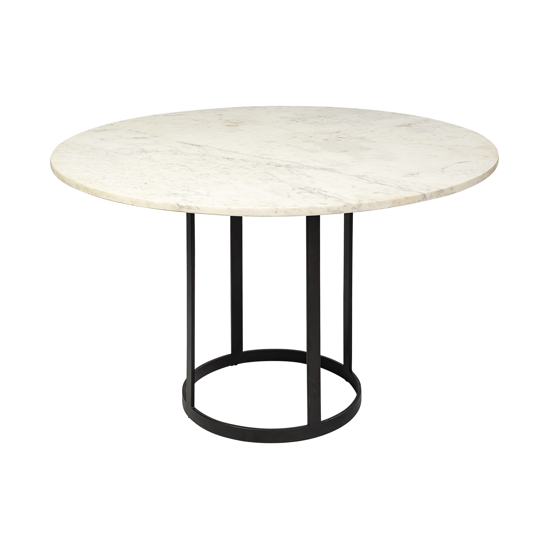 Tanner-II-48-Round-White-Marble-Top-Black-Metal-Base-Dining-Table