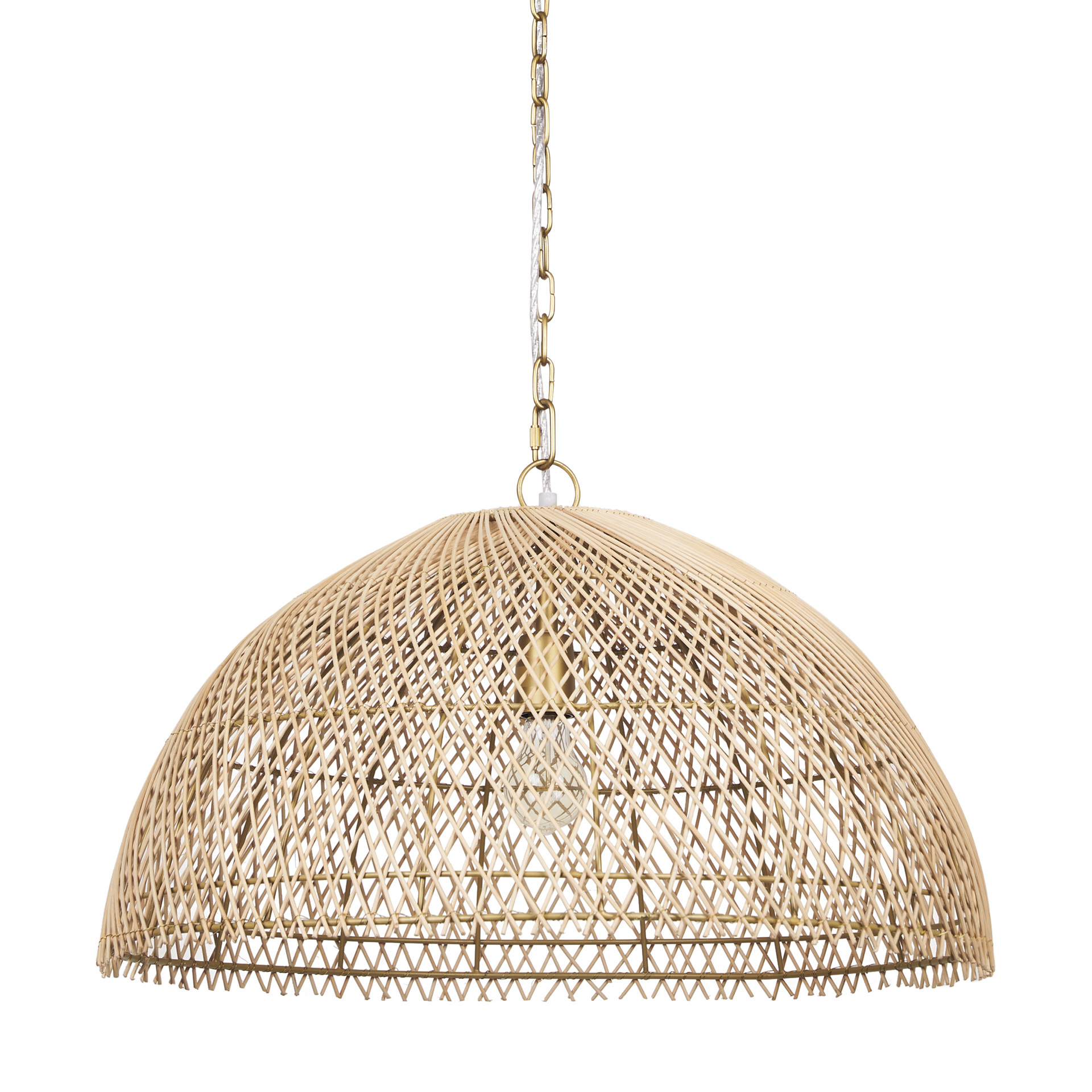 Thad-1-Light-Natural-Woven-Rattan-Dome-Pendant