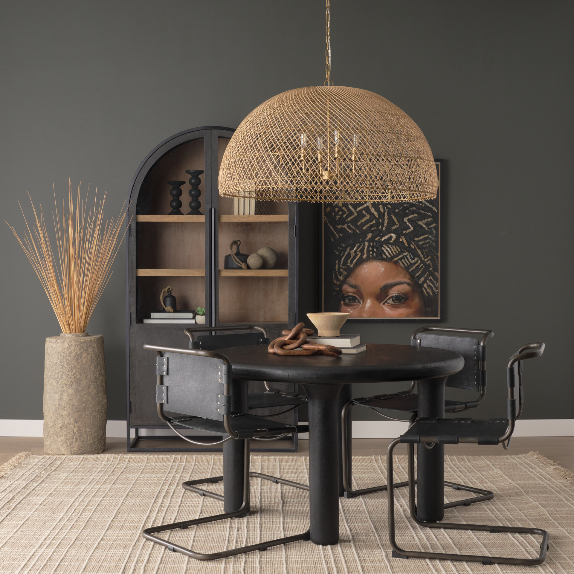Thad-4-Light-Natural-Woven-Rattan-Dome-Chandelier-1