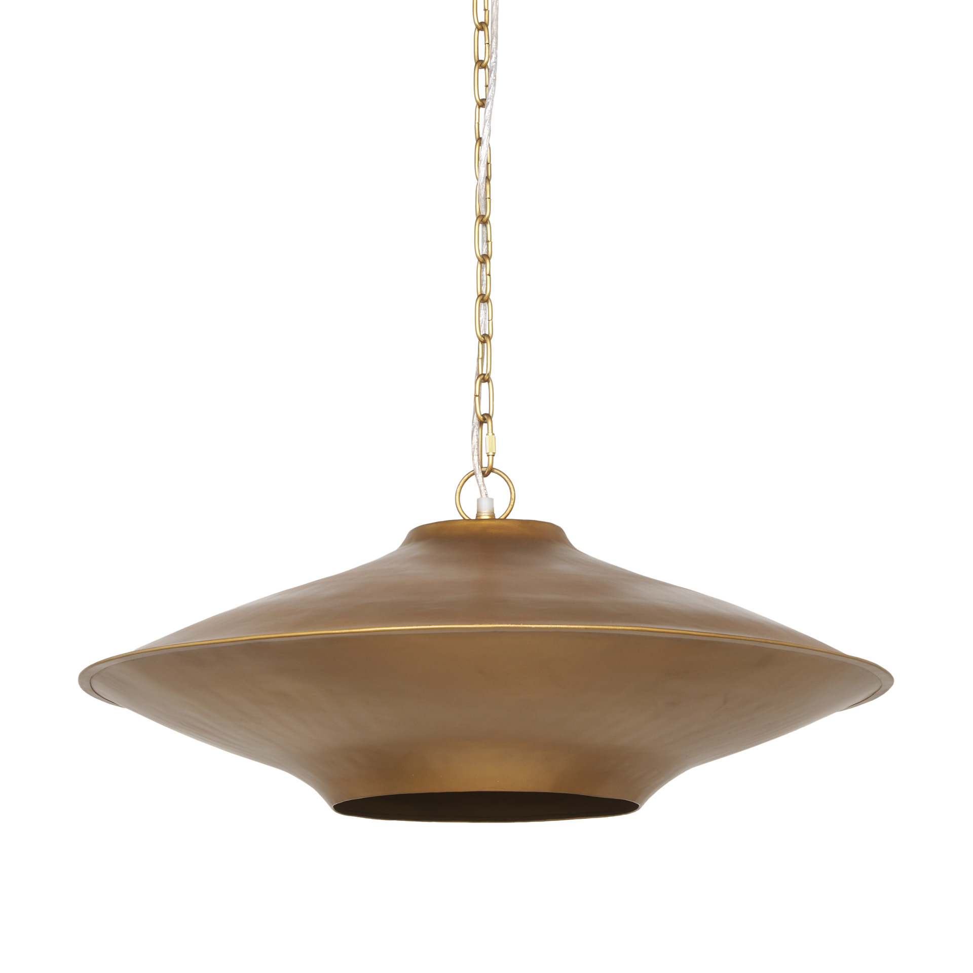 Titus-1-Light-Brass-Finished-Metal-Disc-Pendant