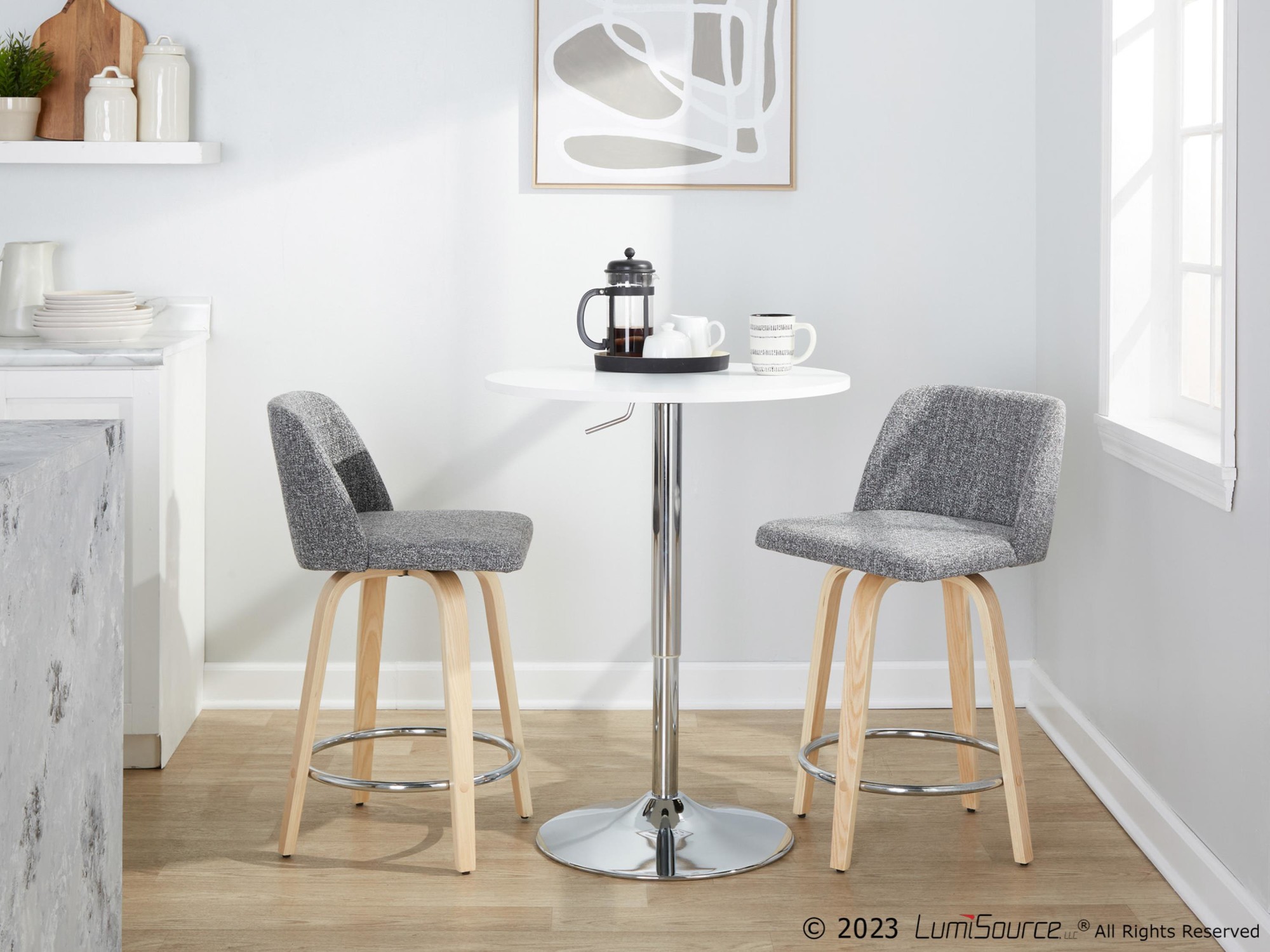 Toriano-24-Inch-Contemporary-Grey-Fabric-Swivel-Counter-Stools-Set-of-2-2