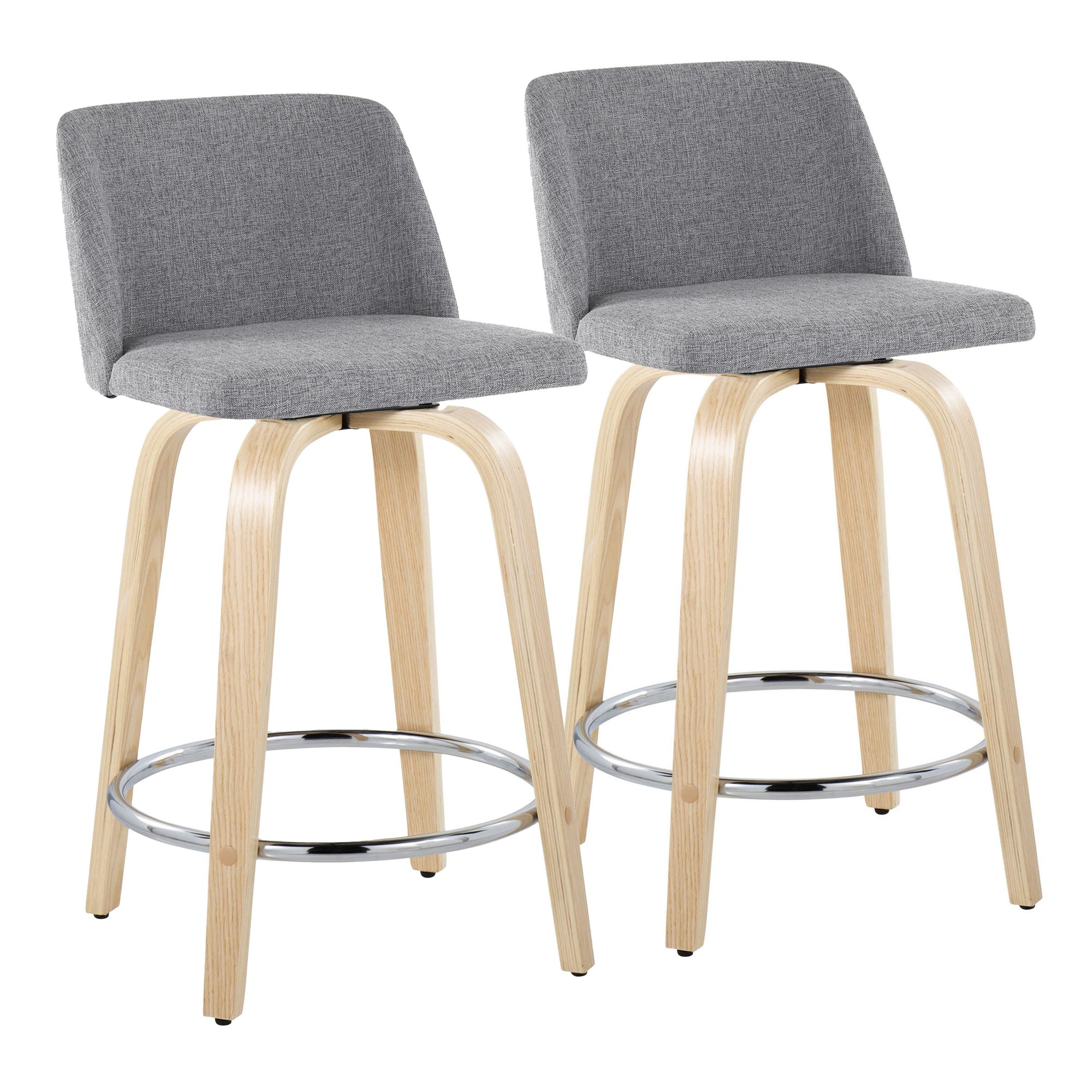 Toriano-24-Inch-Contemporary-Grey-Fabric-Swivel-Counter-Stools-Set-of-2-4
