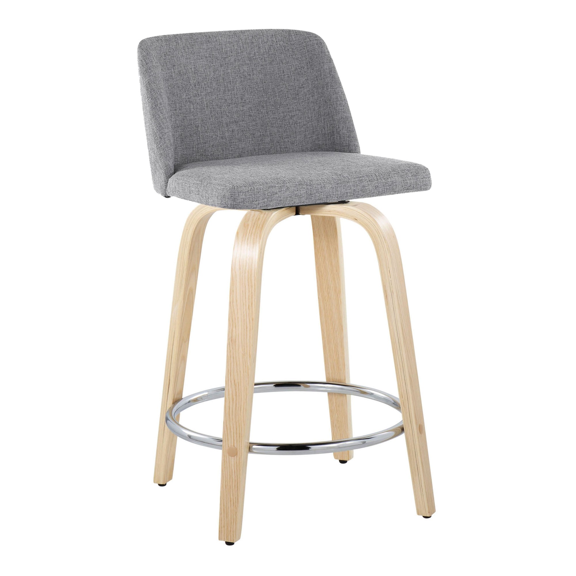 Toriano-24-Inch-Contemporary-Grey-Fabric-Swivel-Counter-Stools-Set-of-2-5