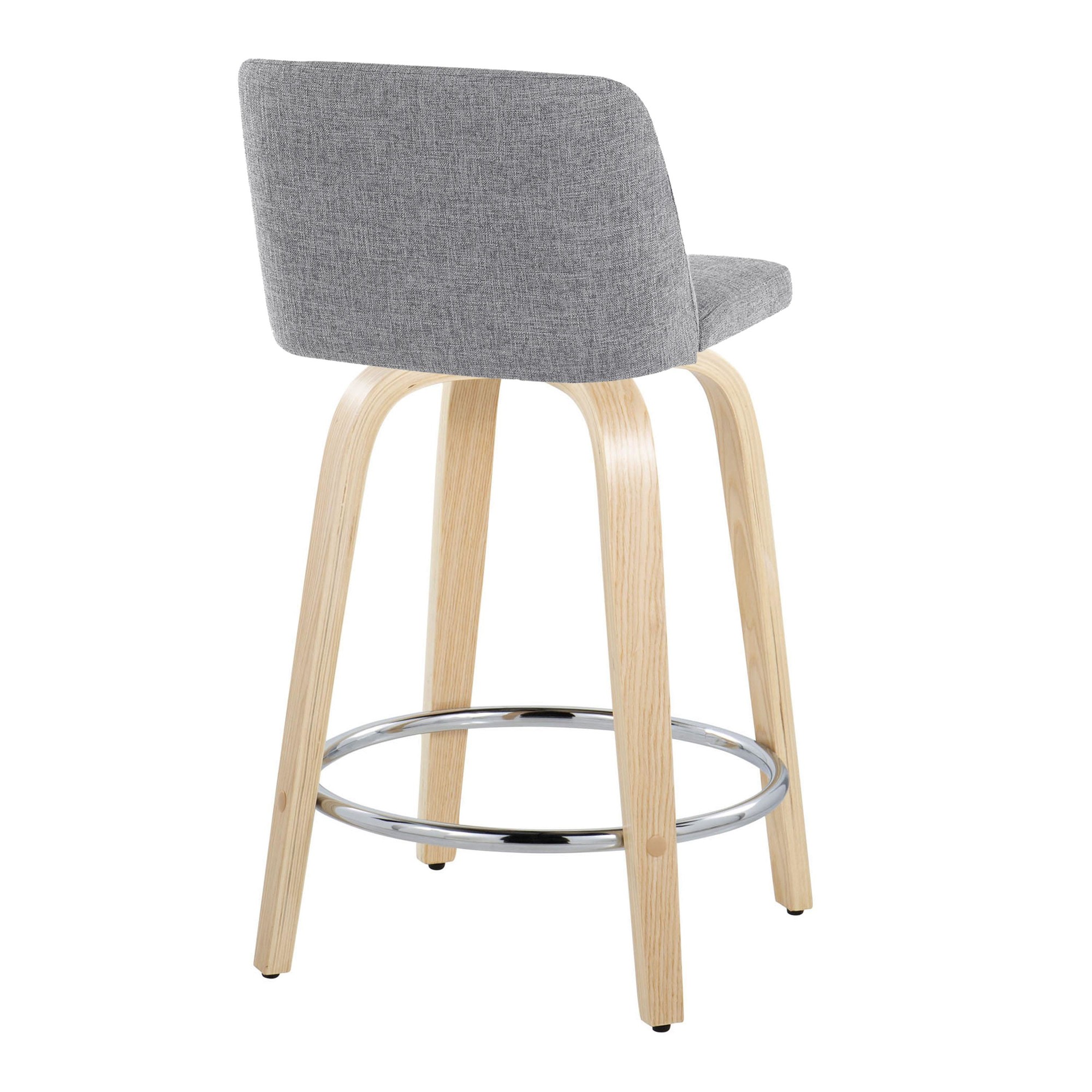 Toriano-24-Inch-Contemporary-Grey-Fabric-Swivel-Counter-Stools-Set-of-2-7