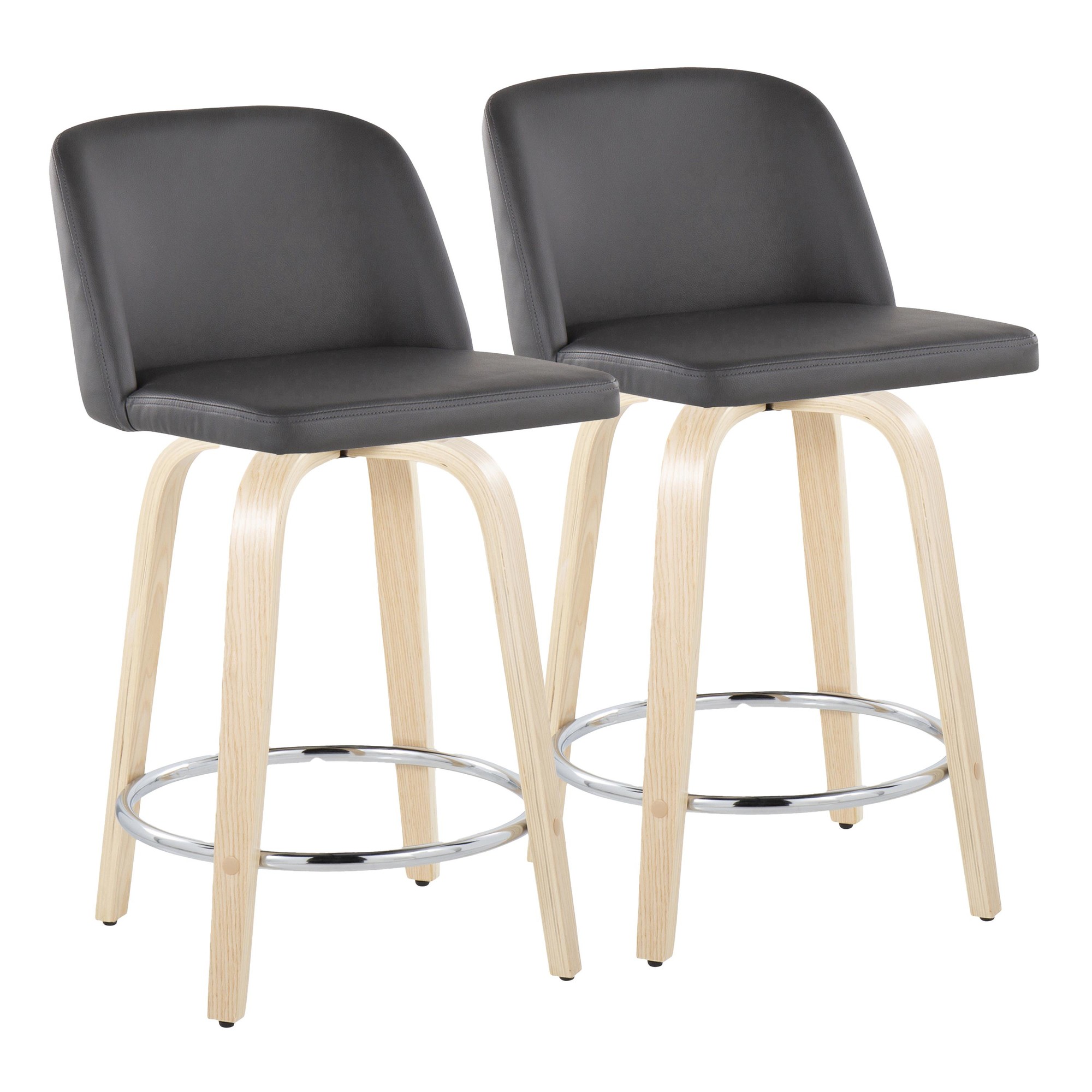 Toriano-24-Inch-Contemporary-Swivel-Counter-Stool-in-Natural-Wood-and-Grey-Faux-Leather-Set-of-2-Set-of-2-2