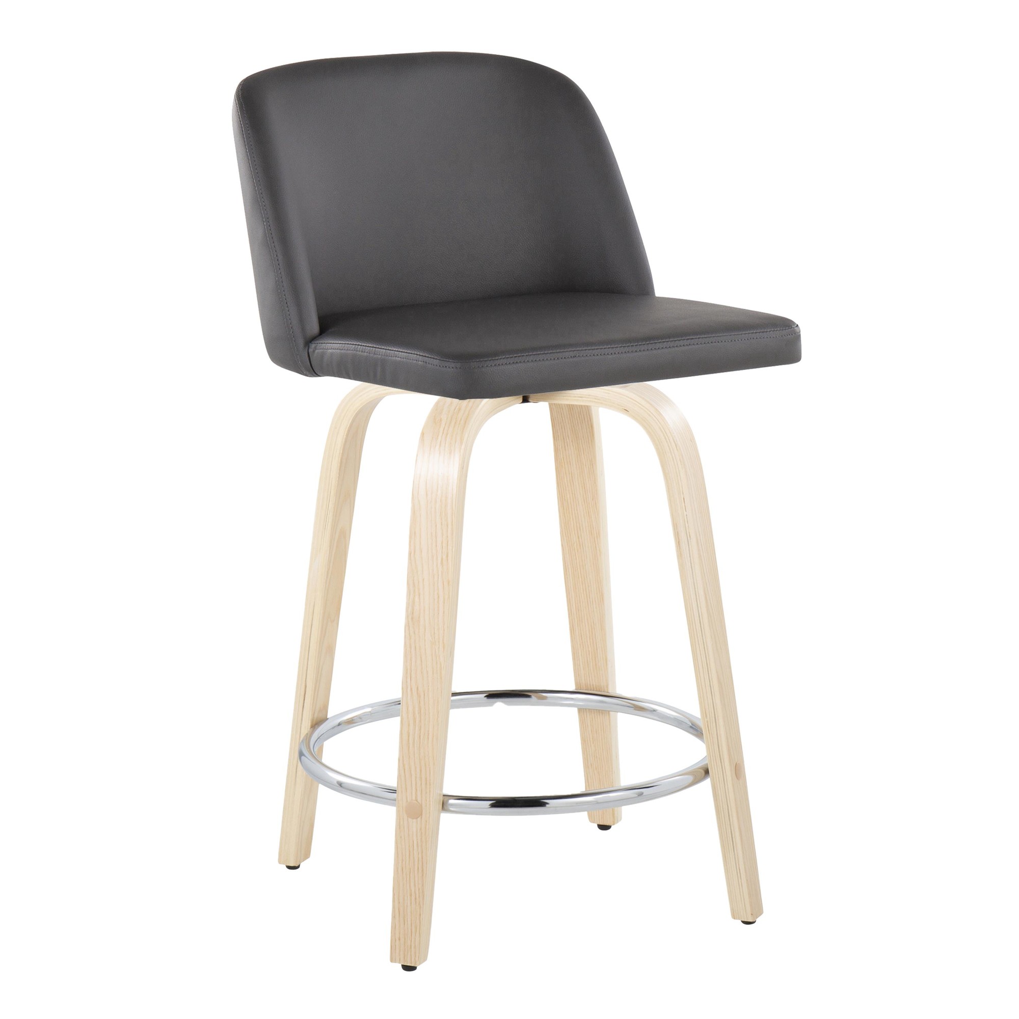Toriano-24-Inch-Contemporary-Swivel-Counter-Stool-in-Natural-Wood-and-Grey-Faux-Leather-Set-of-2-Set-of-2-3