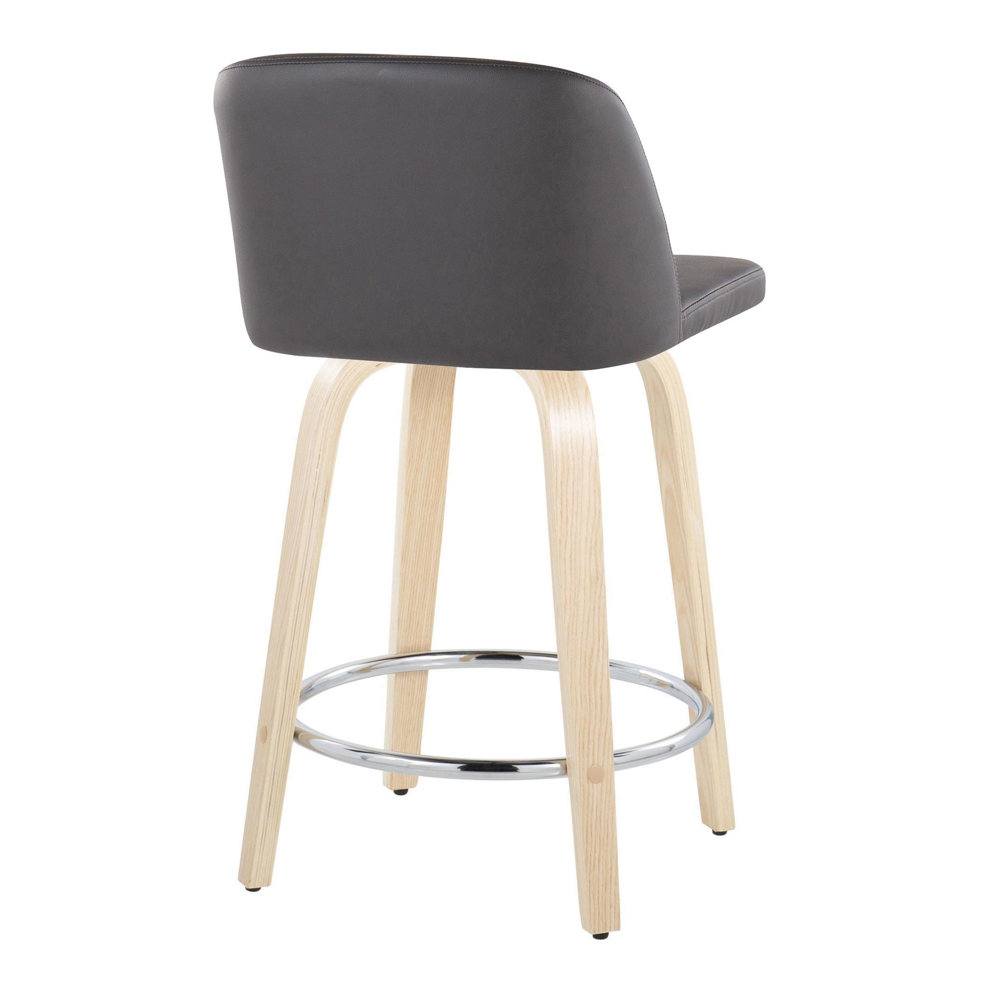Toriano-24-Inch-Contemporary-Swivel-Counter-Stool-in-Natural-Wood-and-Grey-Faux-Leather-Set-of-2-Set-of-2-5