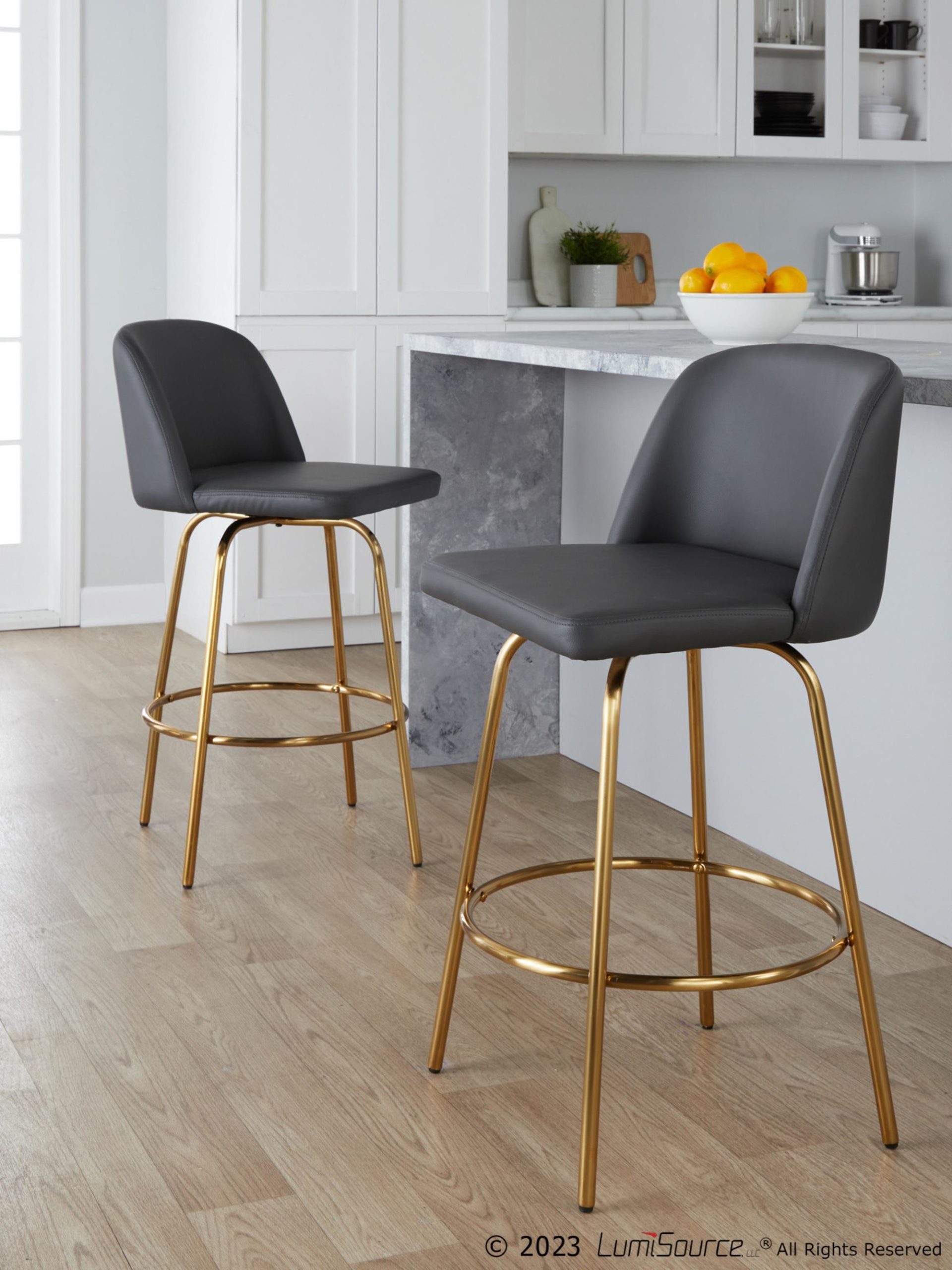 Toriano-26-Grey-Faux-Leather-Gold-Contemporary-Swivel-Stools-Set-of-2-1