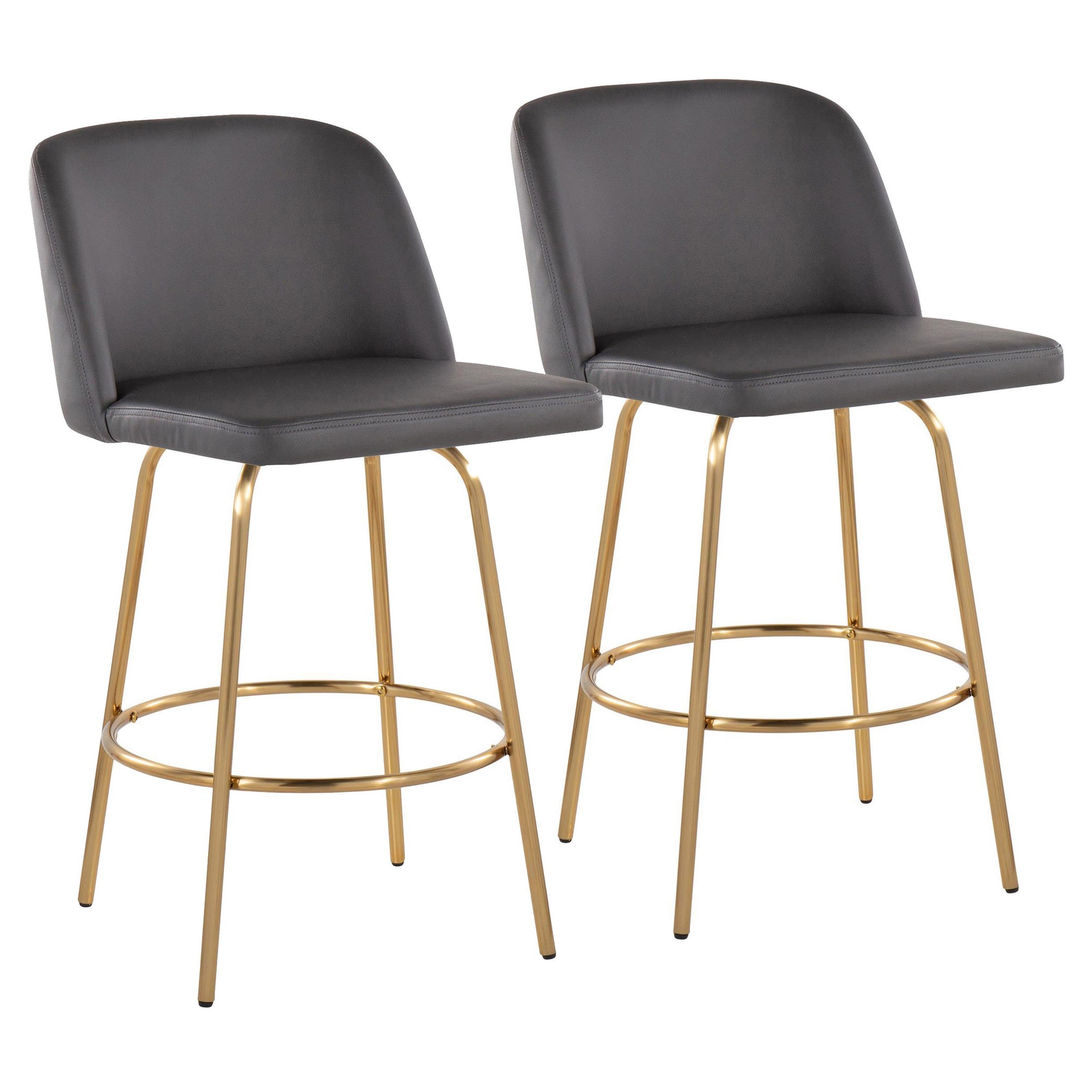 Toriano-26-Grey-Faux-Leather-Gold-Contemporary-Swivel-Stools-Set-of-2-4