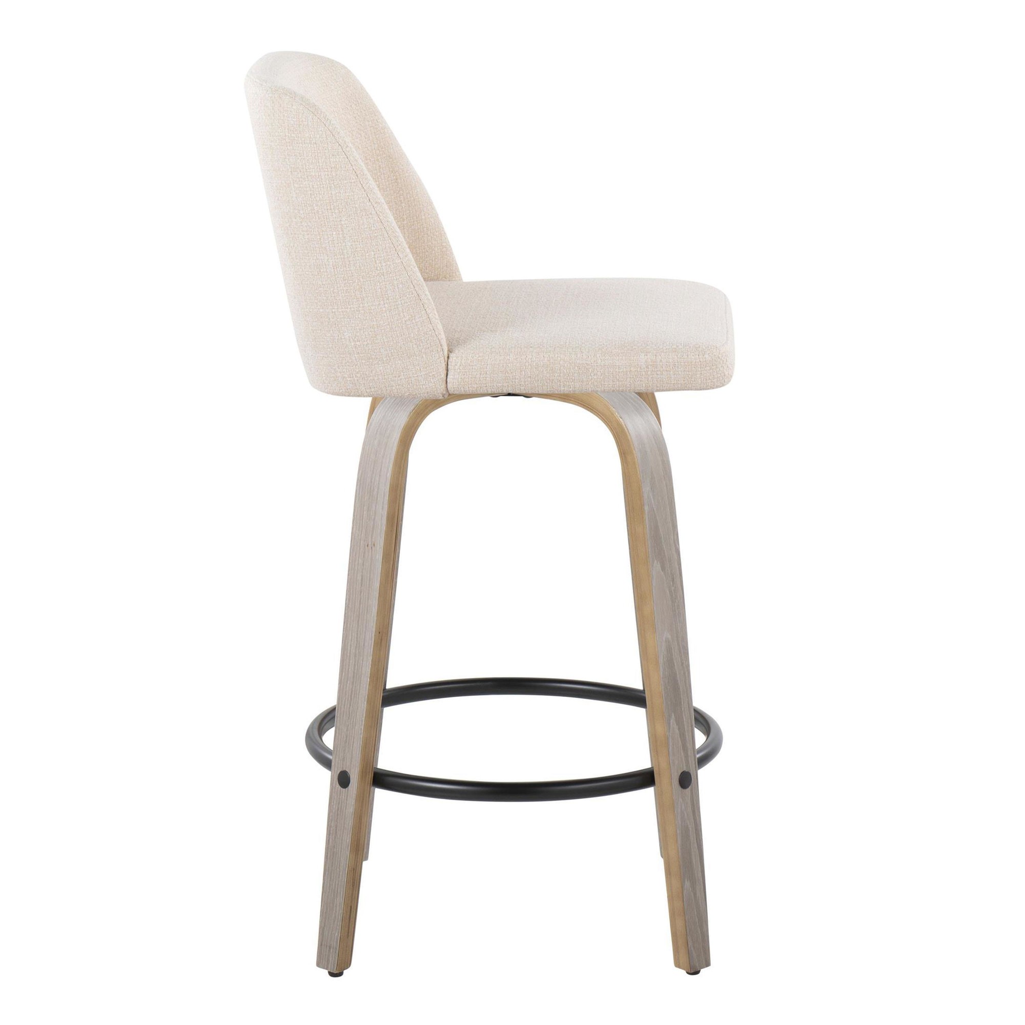 Toriano-26-Inch-Contemporary-Light-Grey-and-Cream-Swivel-Stools-Set-of-2-2