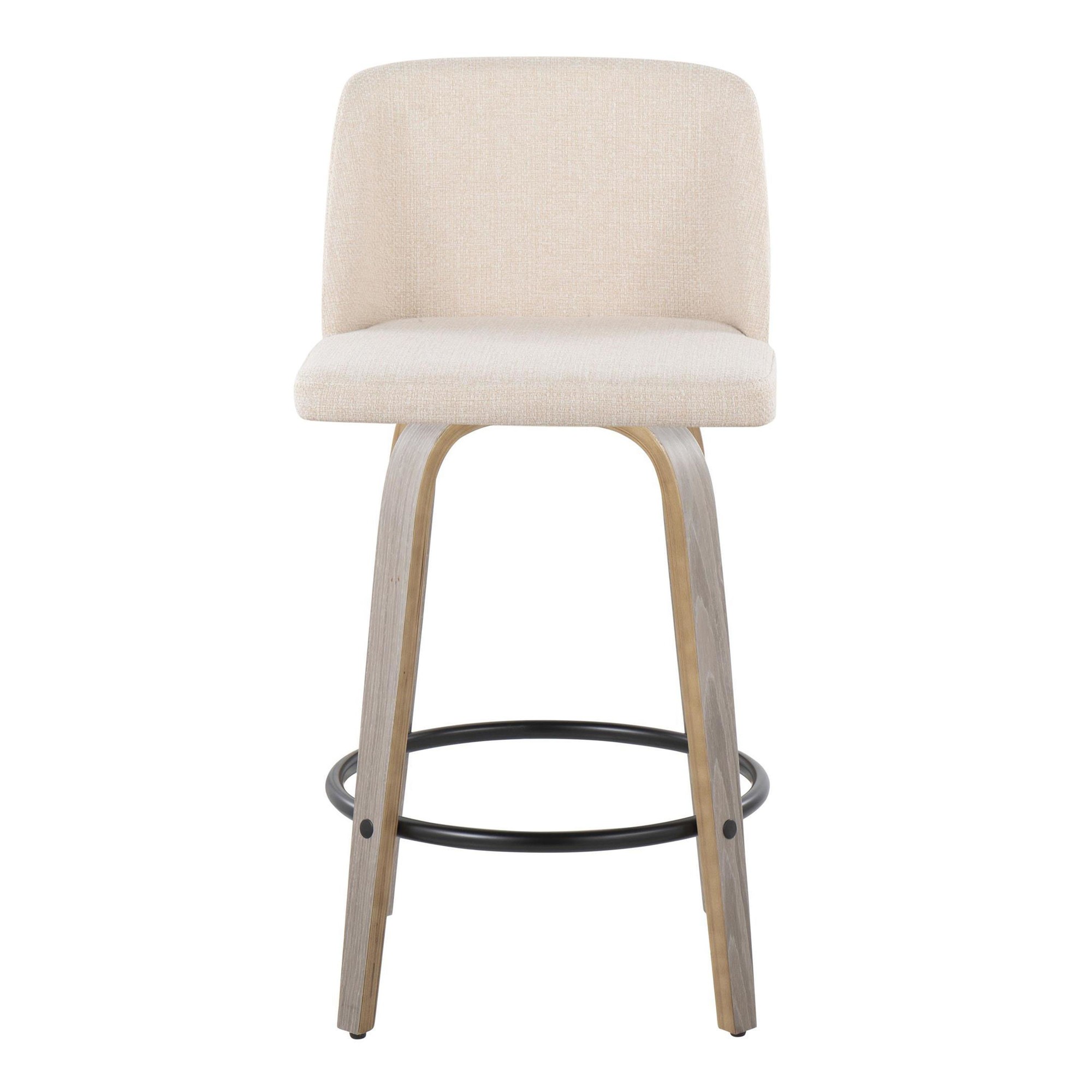 Toriano-26-Inch-Contemporary-Light-Grey-and-Cream-Swivel-Stools-Set-of-2-5