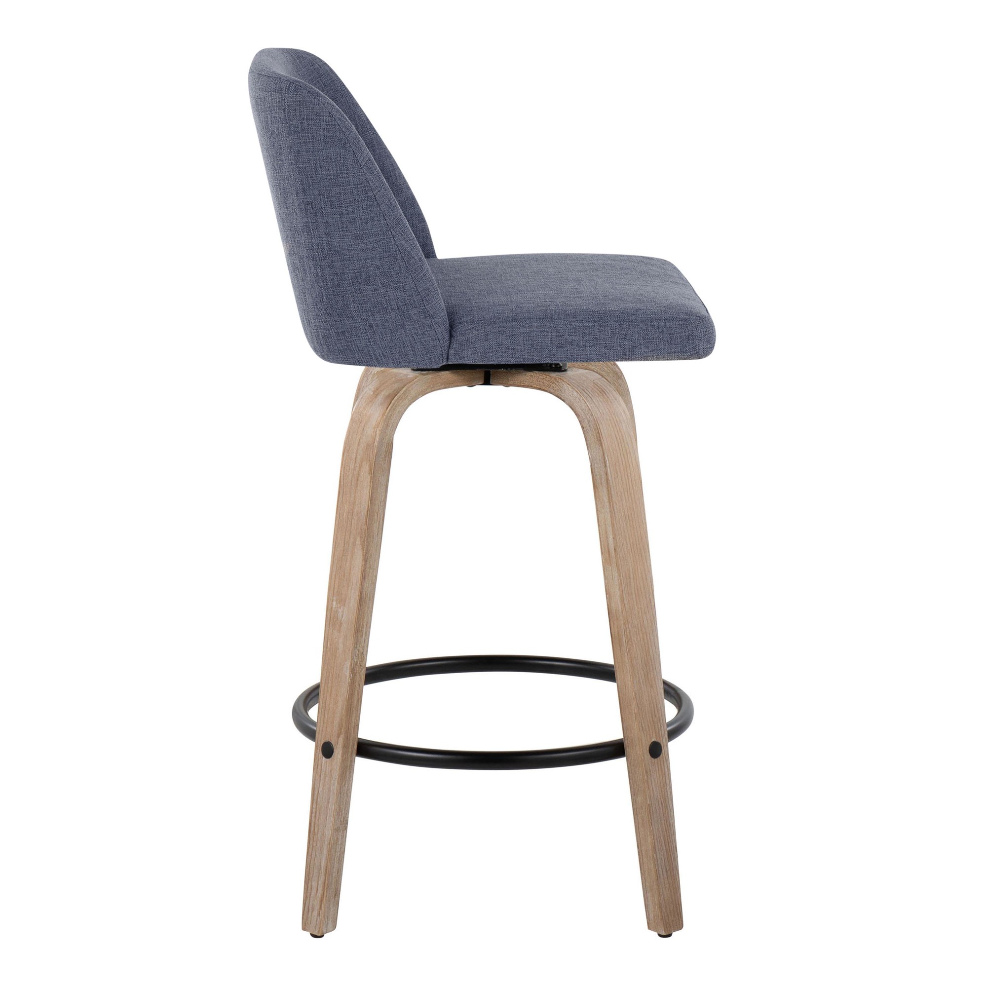 Toriano-26-Inch-Contemporary-Swivel-Counter-Stool-in-Whitewashed-Wood-and-Blue-Fabric-Set-of-2-Set-of-2-6