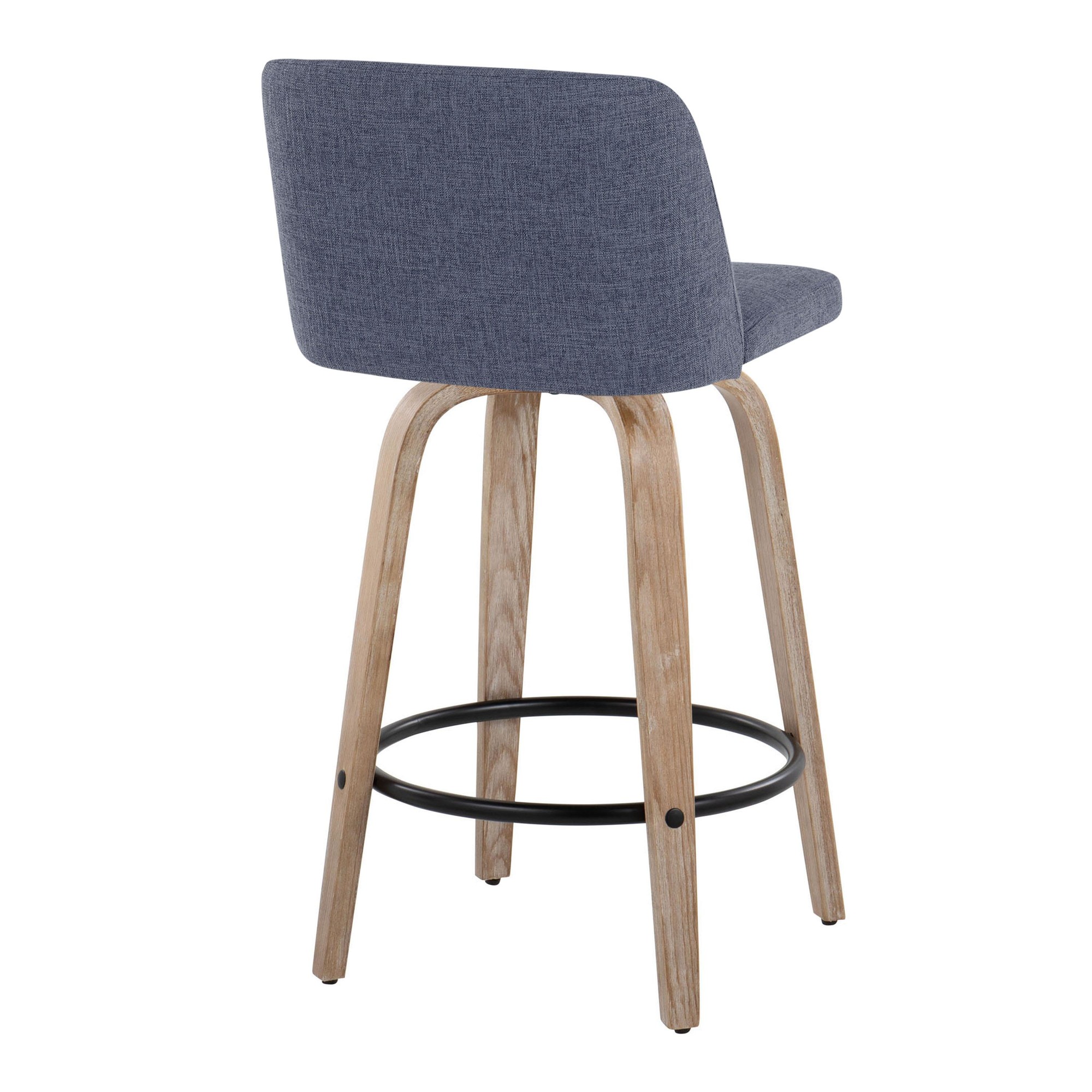 Toriano-26-Inch-Contemporary-Swivel-Counter-Stool-in-Whitewashed-Wood-and-Blue-Fabric-Set-of-2-Set-of-2-7